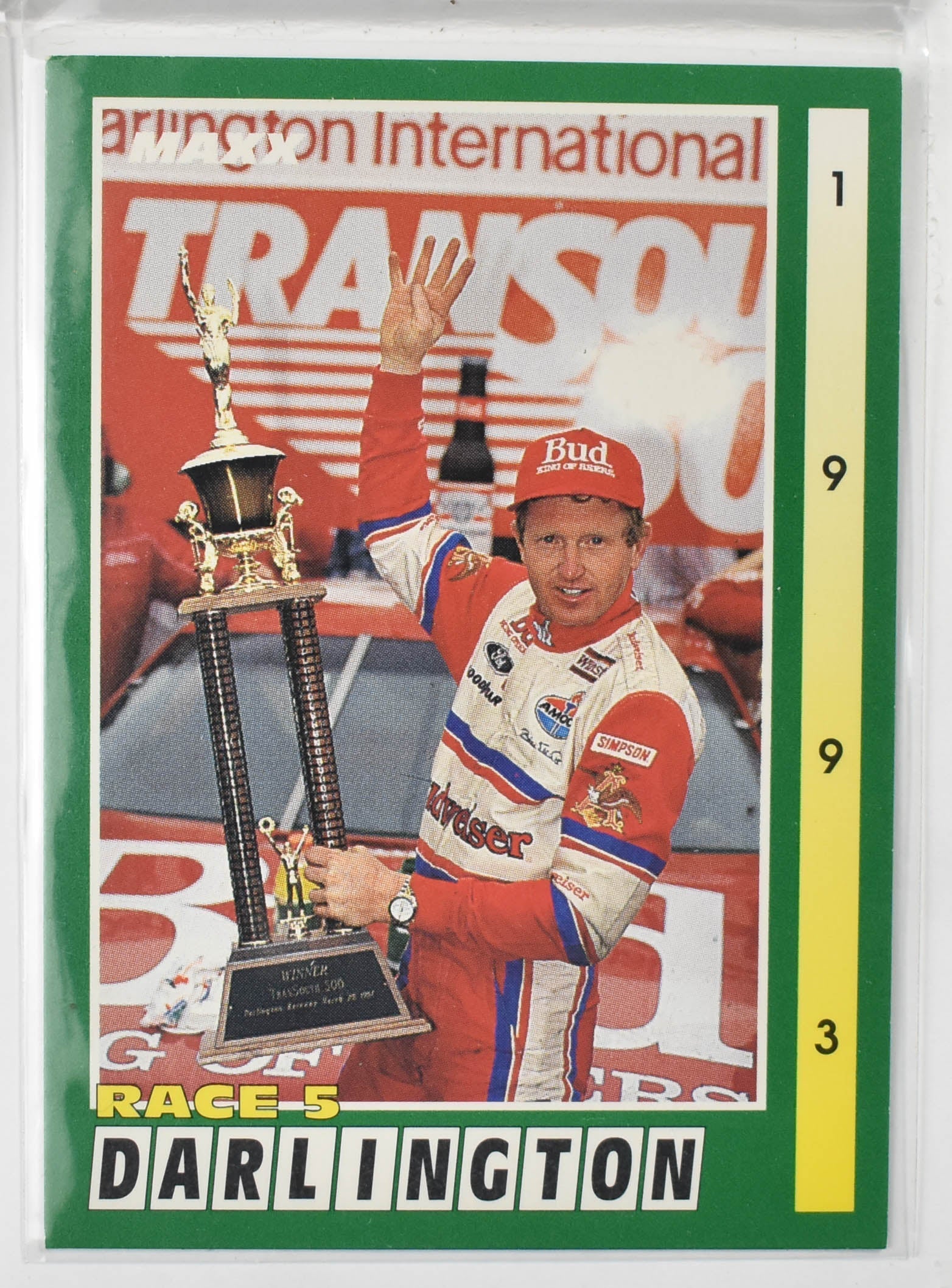 Bill Elliott 268 of 300 Maxx Race Cards 1993 Nascar Card