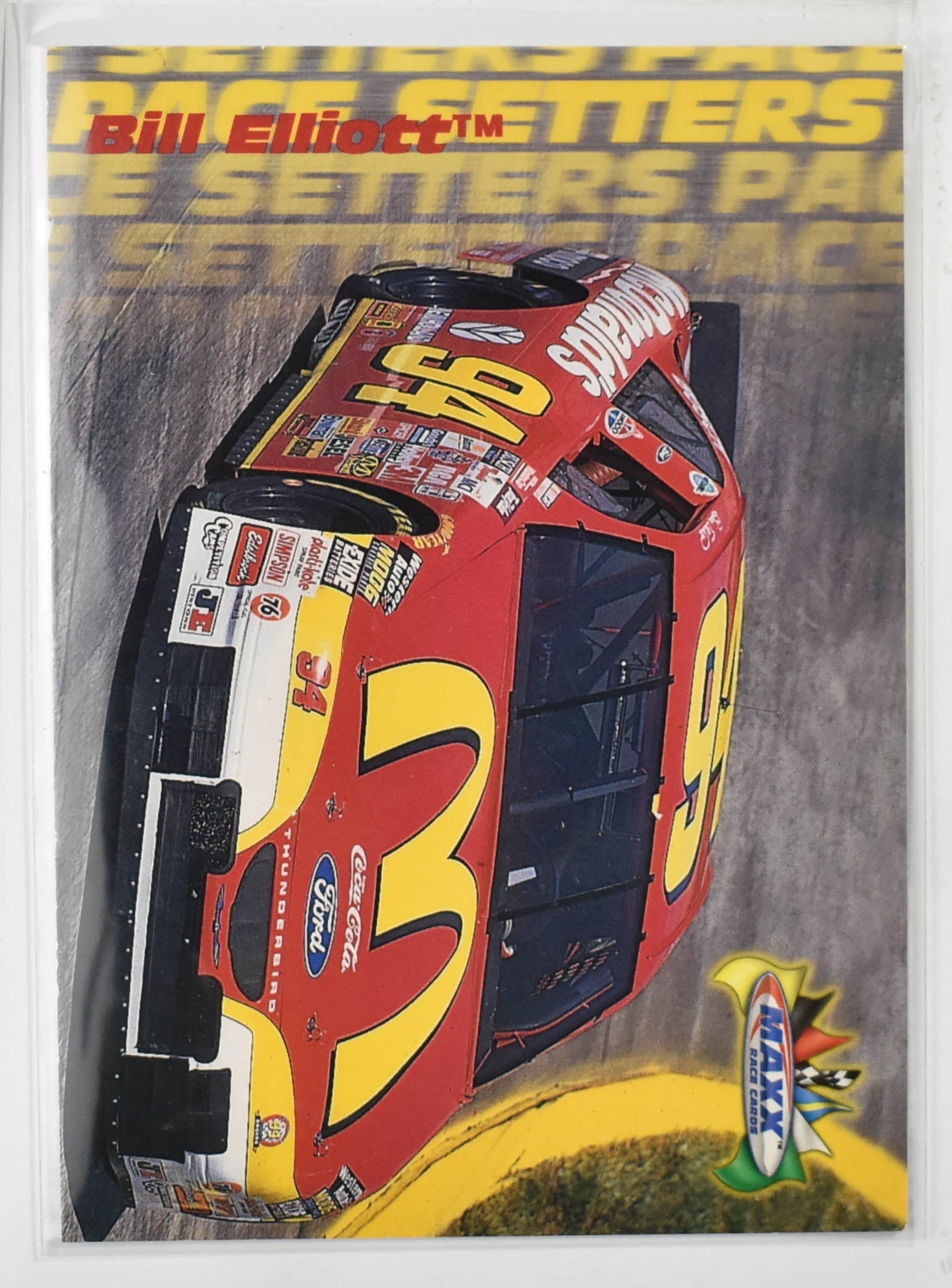 Bill Elliott 95 Maxx Race Cards Nascar Card 1997