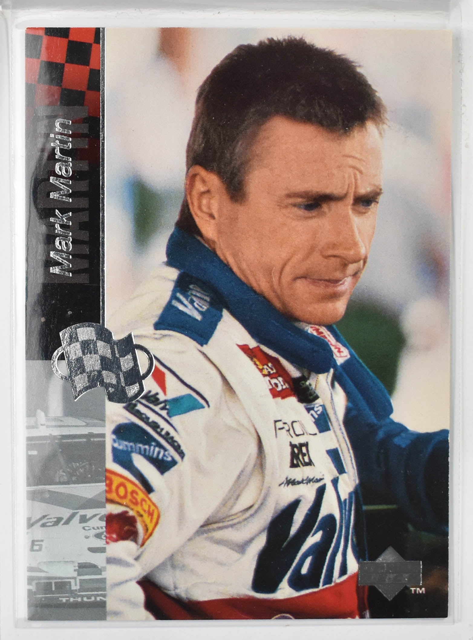 Mark Martin 187 Upper Deck 1995 Nascar Card