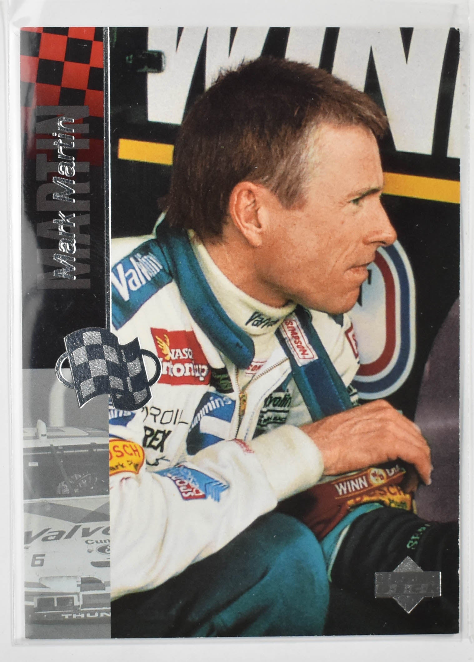 Mark Martin 188 Upper Deck 1995 Nascar Card