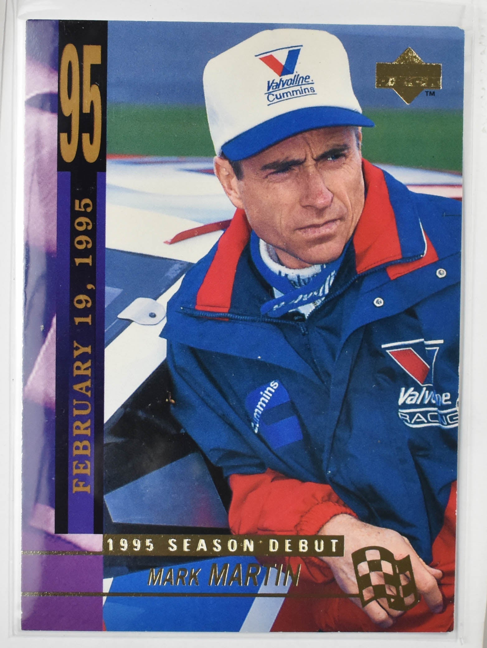 Mark Martin 232 Upper Deck 1995 Nascar Card