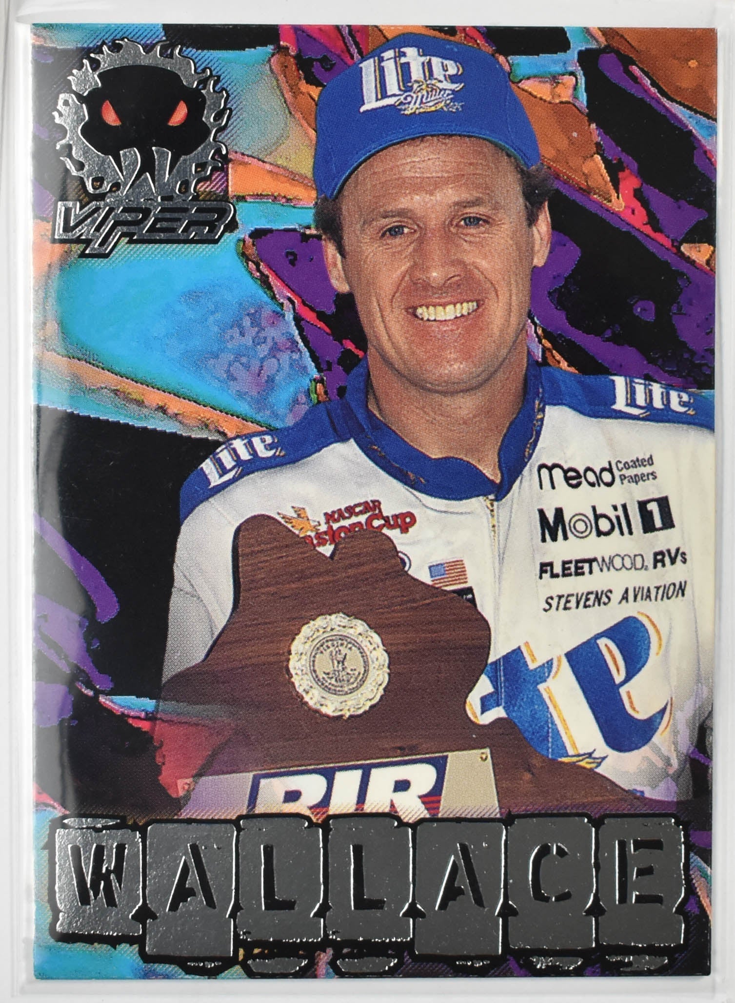 Mark Martin 52 Wheels Sports 1997 Nascar Card Viper