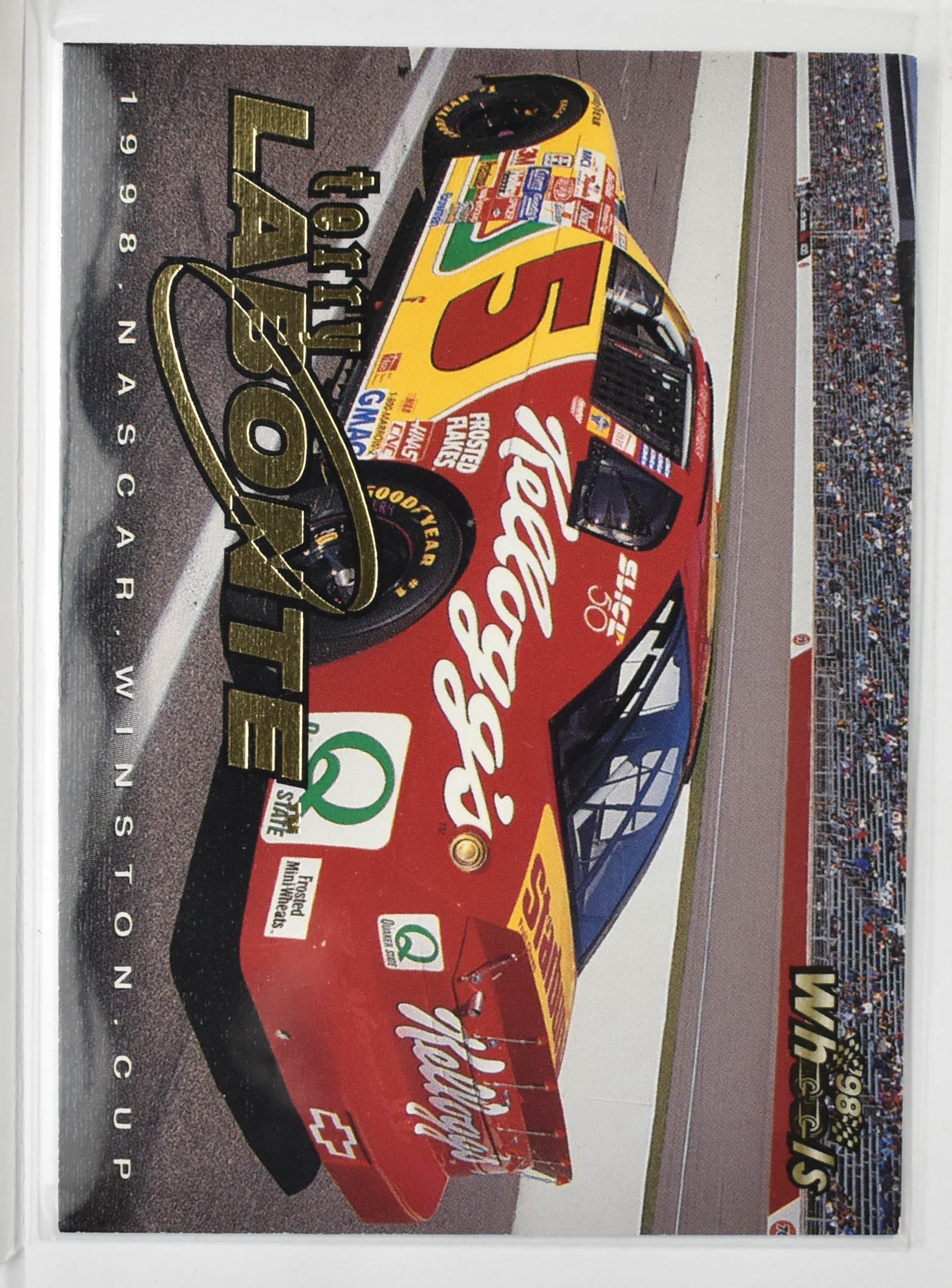 Terry Labonte 40 Wheels Racing 1995 Nascar Card