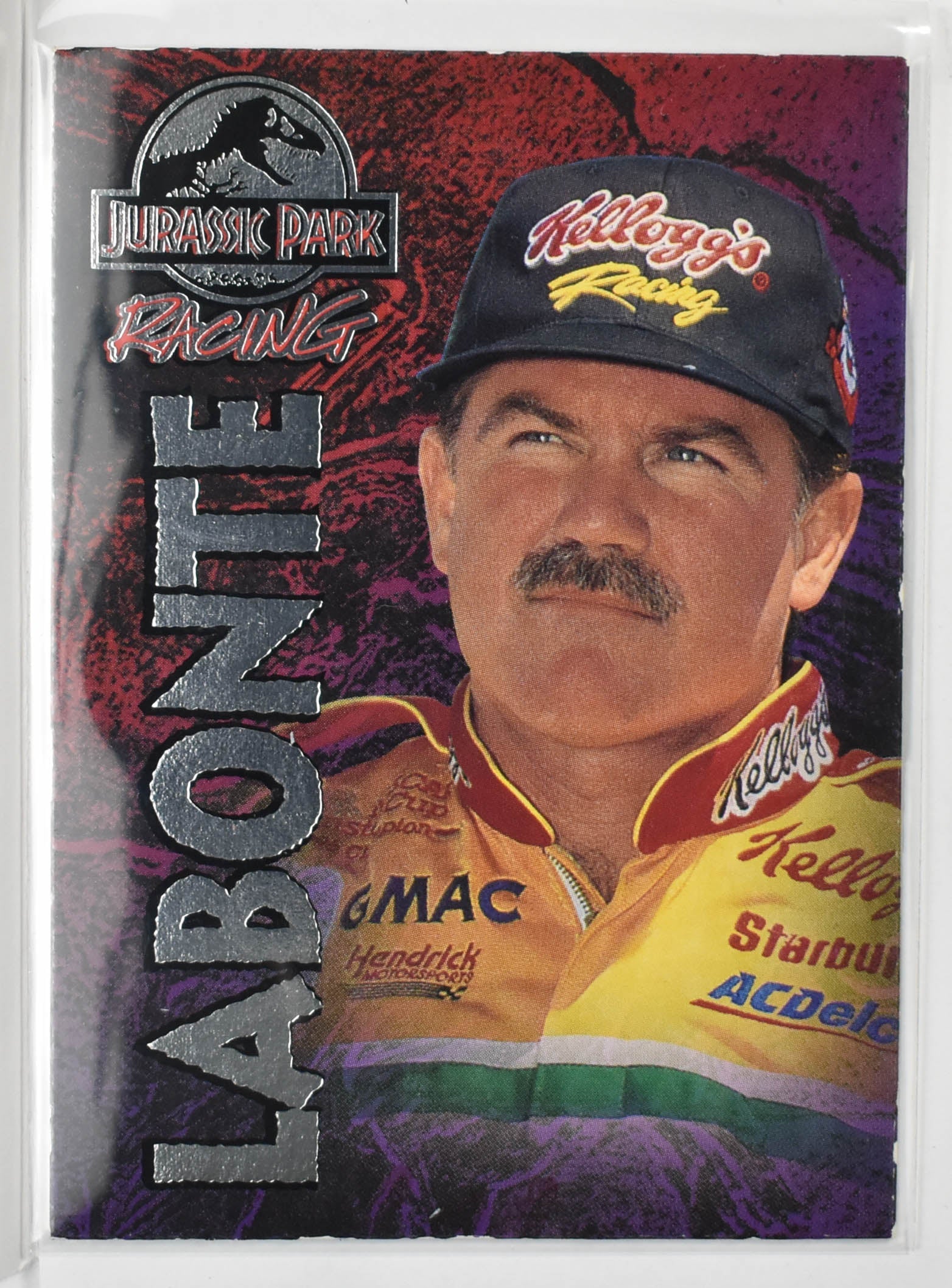 Terry Labonte 3 Wheels Racing 1997 Nascar Card Jurassic Park Racing