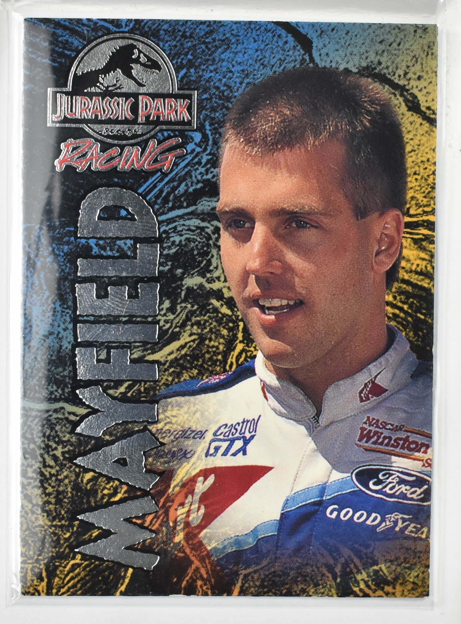 Jeremy Mayfield 14 Wheels Racing 1997 Jurassic Park Racing