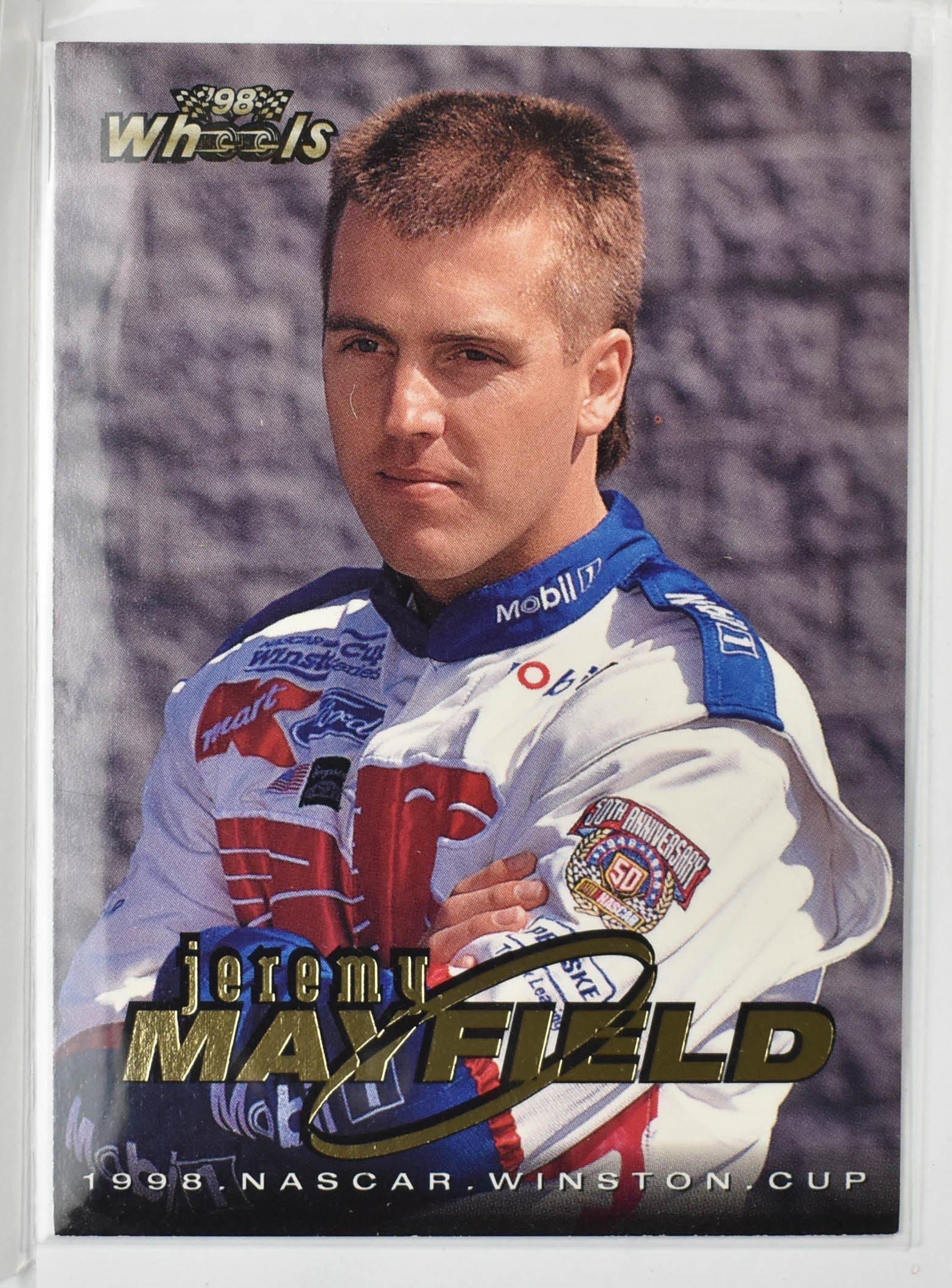 Jeremy Mayfield 21 Wheels 1998 Nascar Card