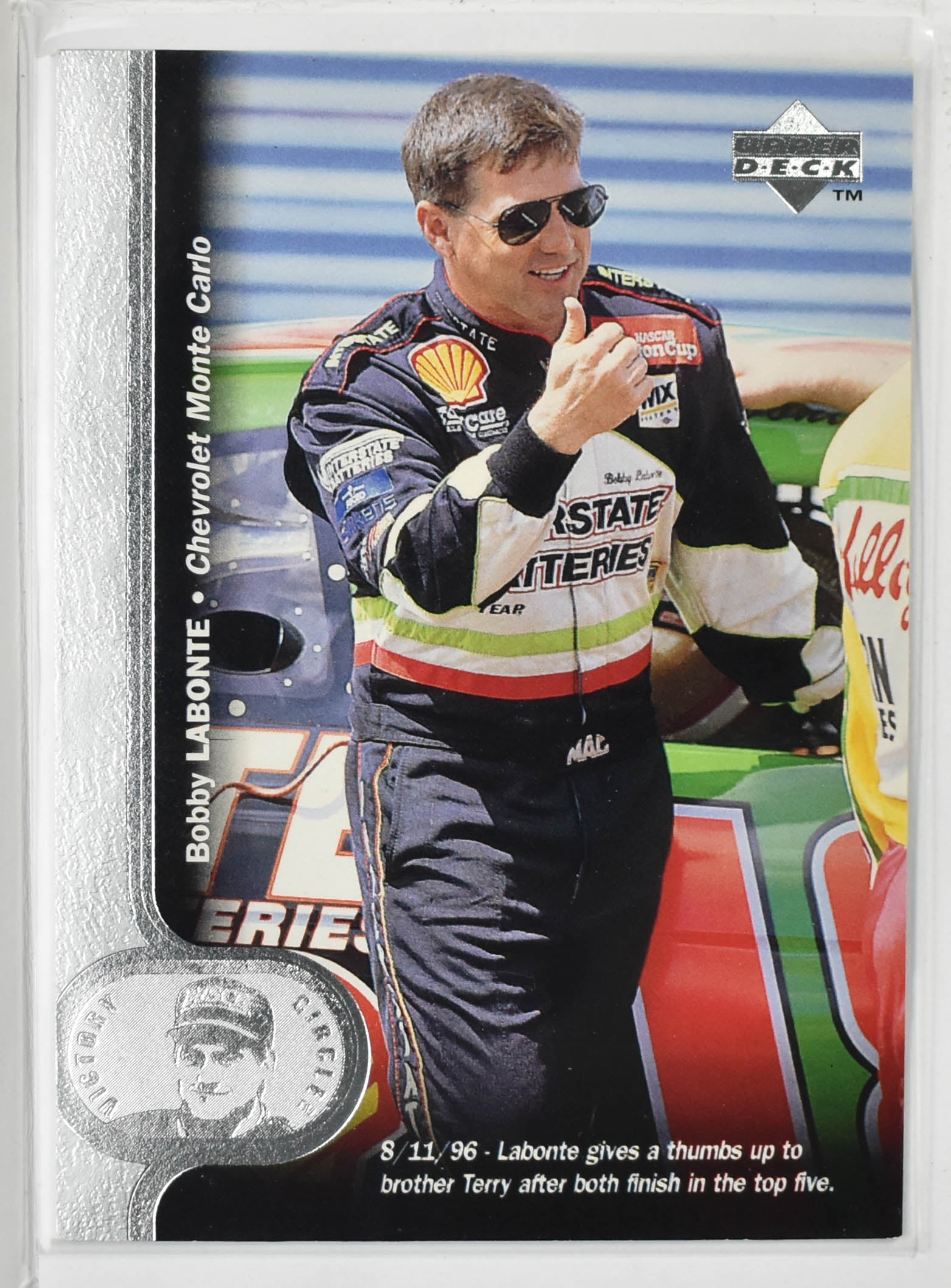 Bobby Labonte 18 Nascar Card