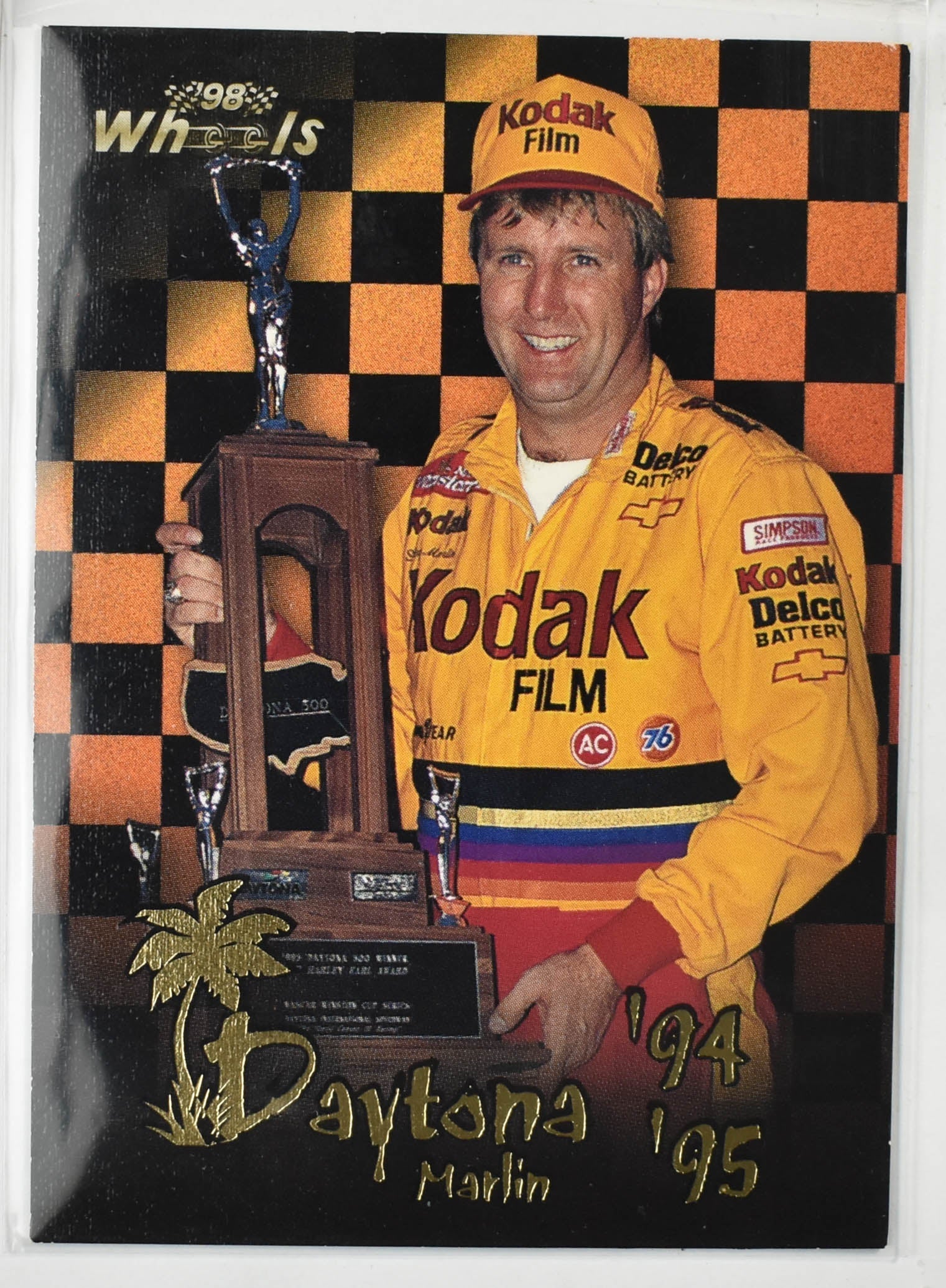 Sterling Marlin 89 Nascar Card