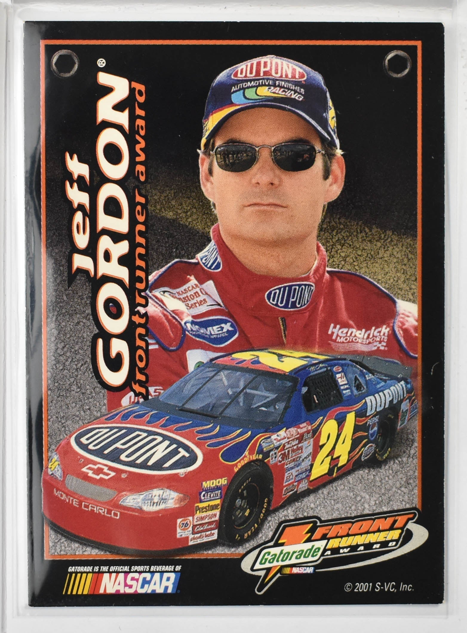 Jeff Gordon 3 Press Pass Gatorade Front Runner 2001