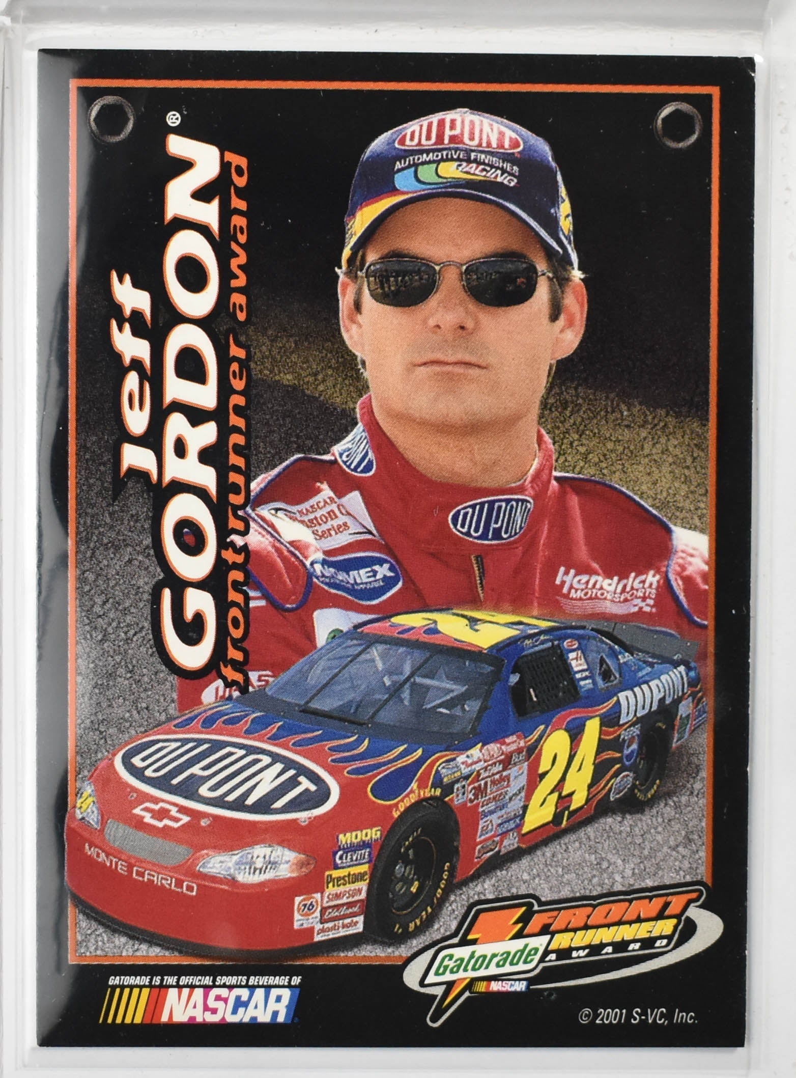 Jeff Gordon 3 Press Pass 2001 Gatorade Front Runner