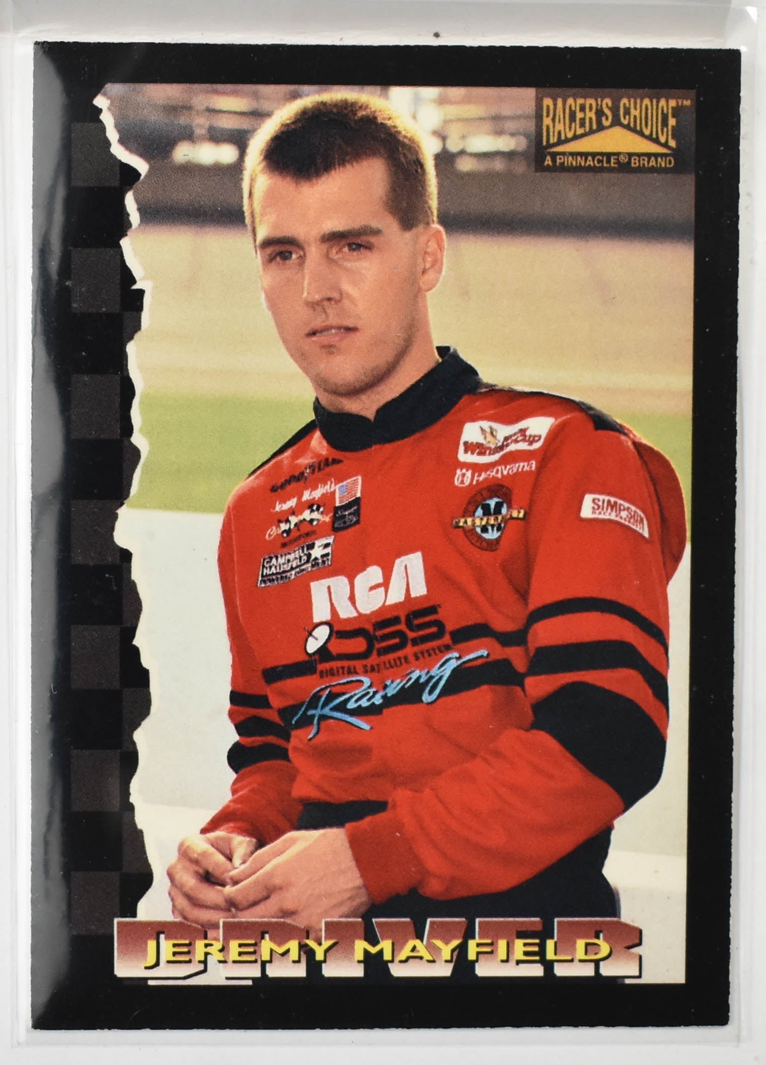 Jeremy Mayfield 23 Pinnacle 1996 Nascar Card