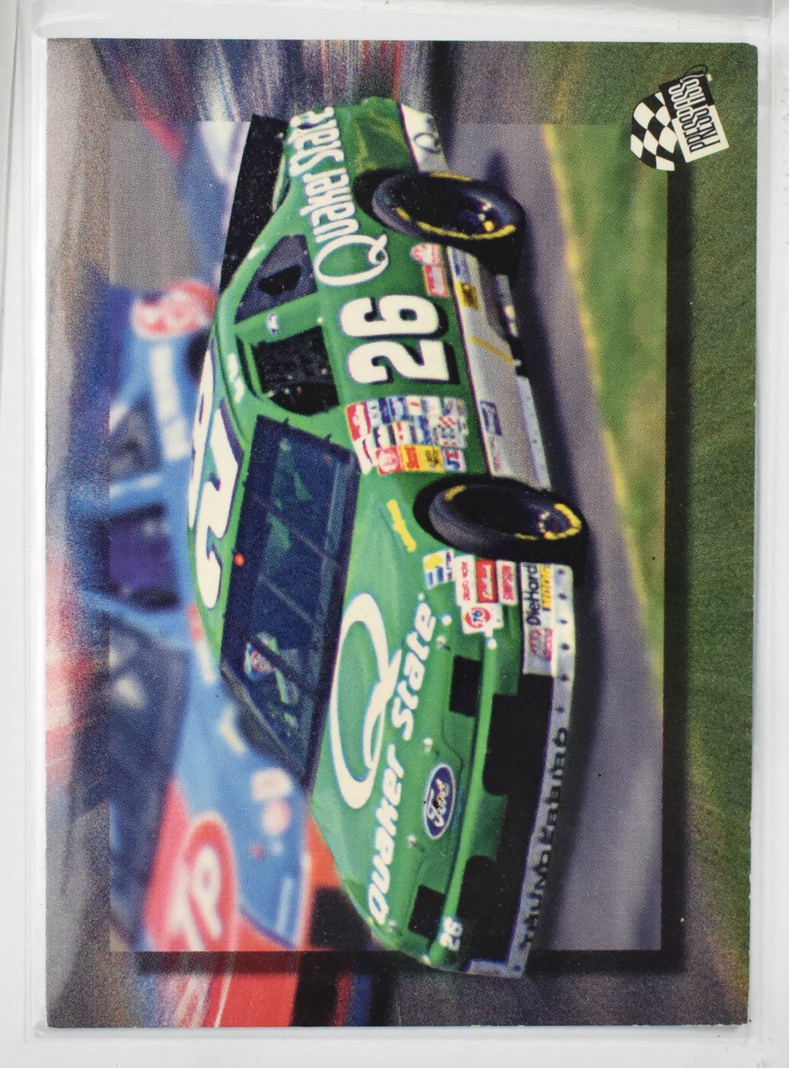 Quaker State Ford Thunderbird 26 Press Pass Nascar Card