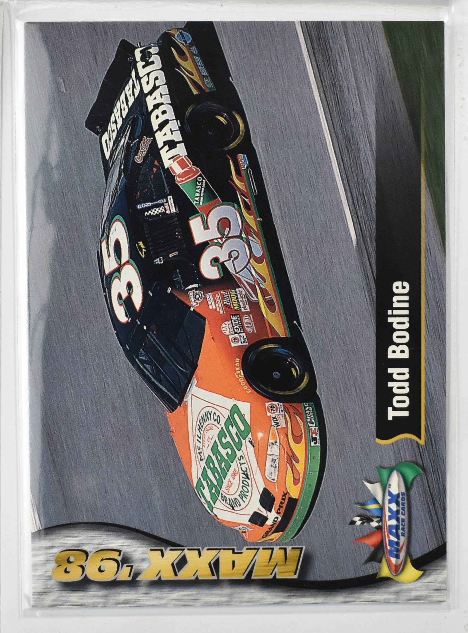 Todd Bodine 49 Maxx 1998 Nascar Card