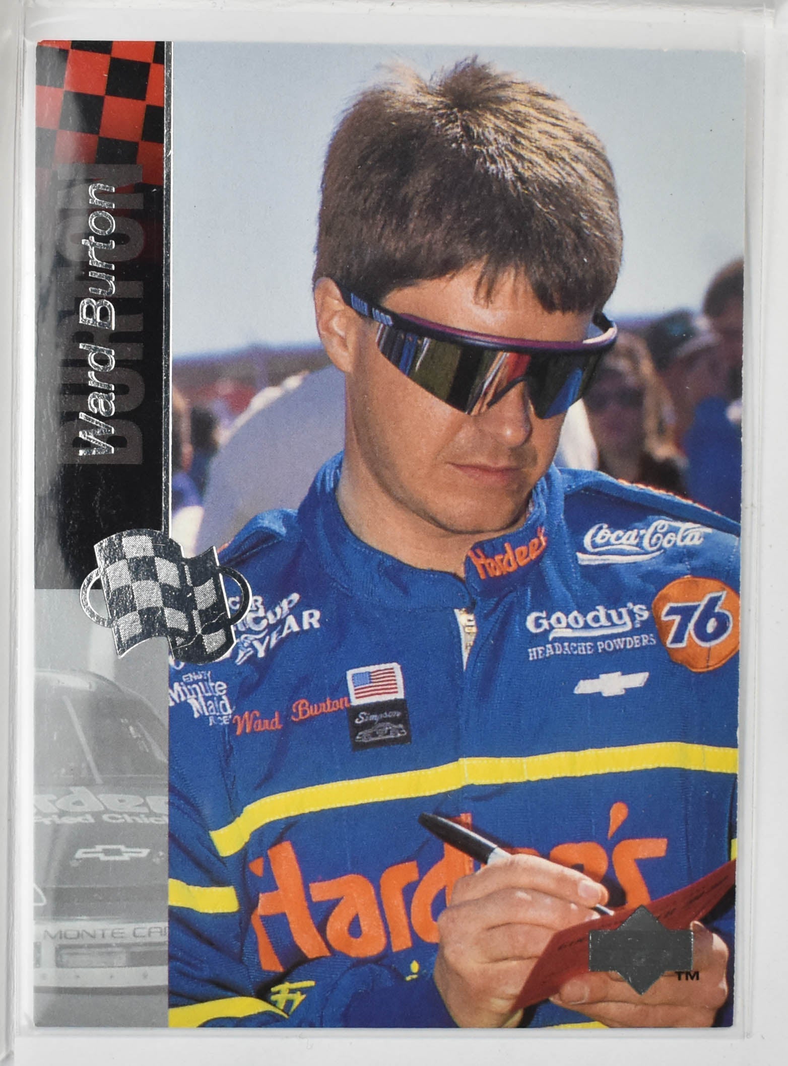 Ward Burton 210 Nascar Card