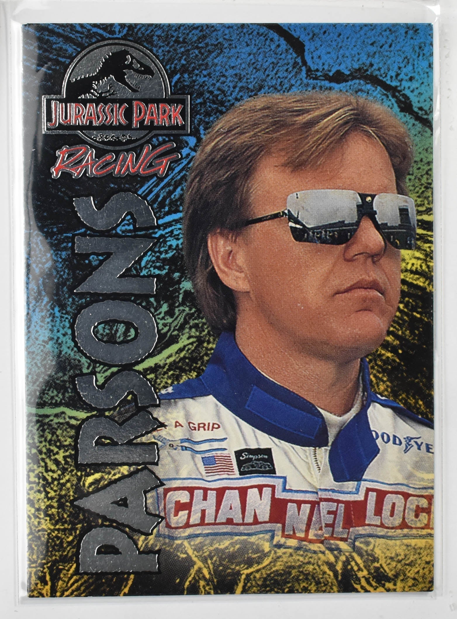 Phil Parsons 42 Nascar Card Jurassic Park Racing 1997