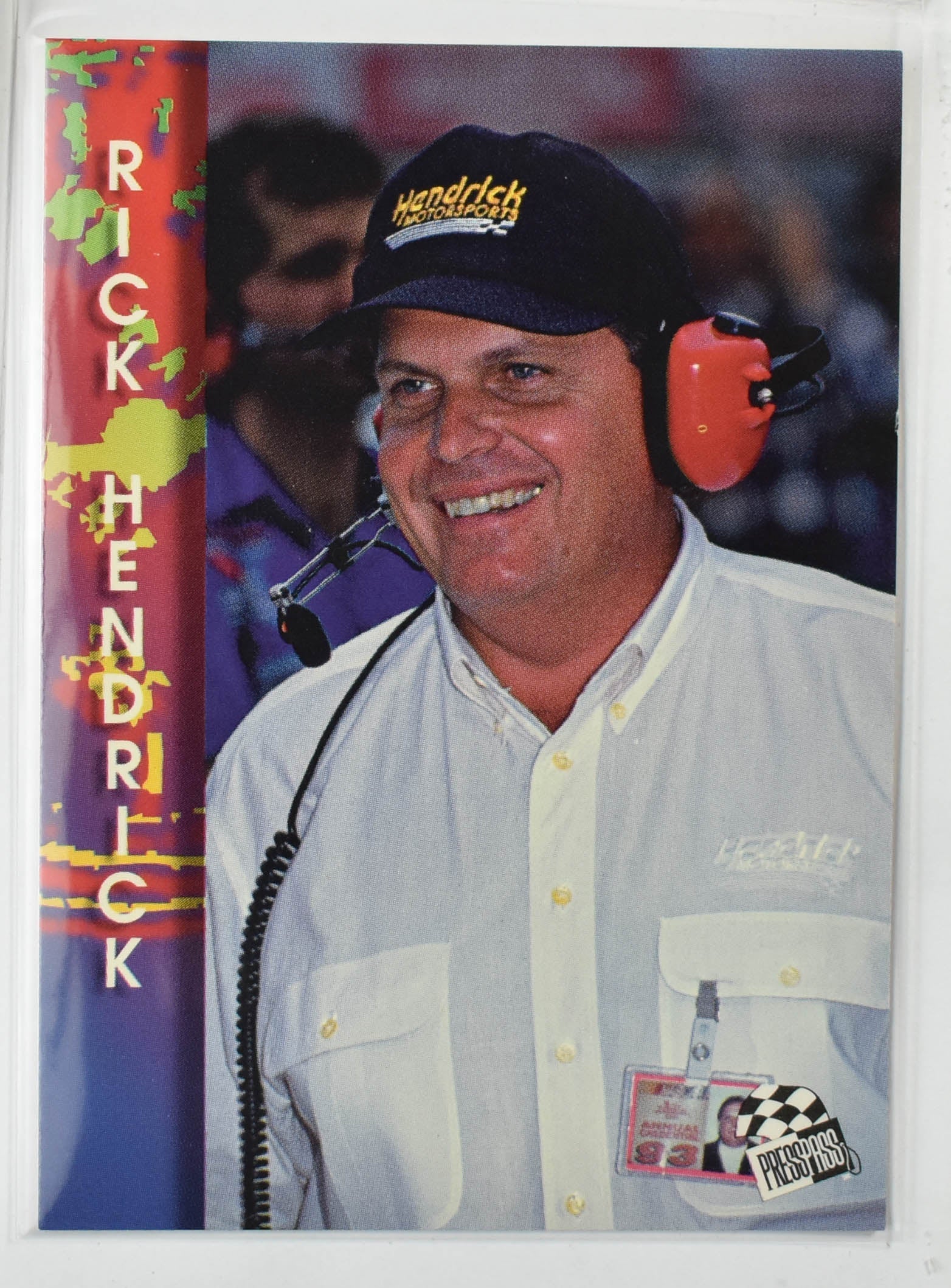 Rick Hendrick 79 Press Pass Nascar Card