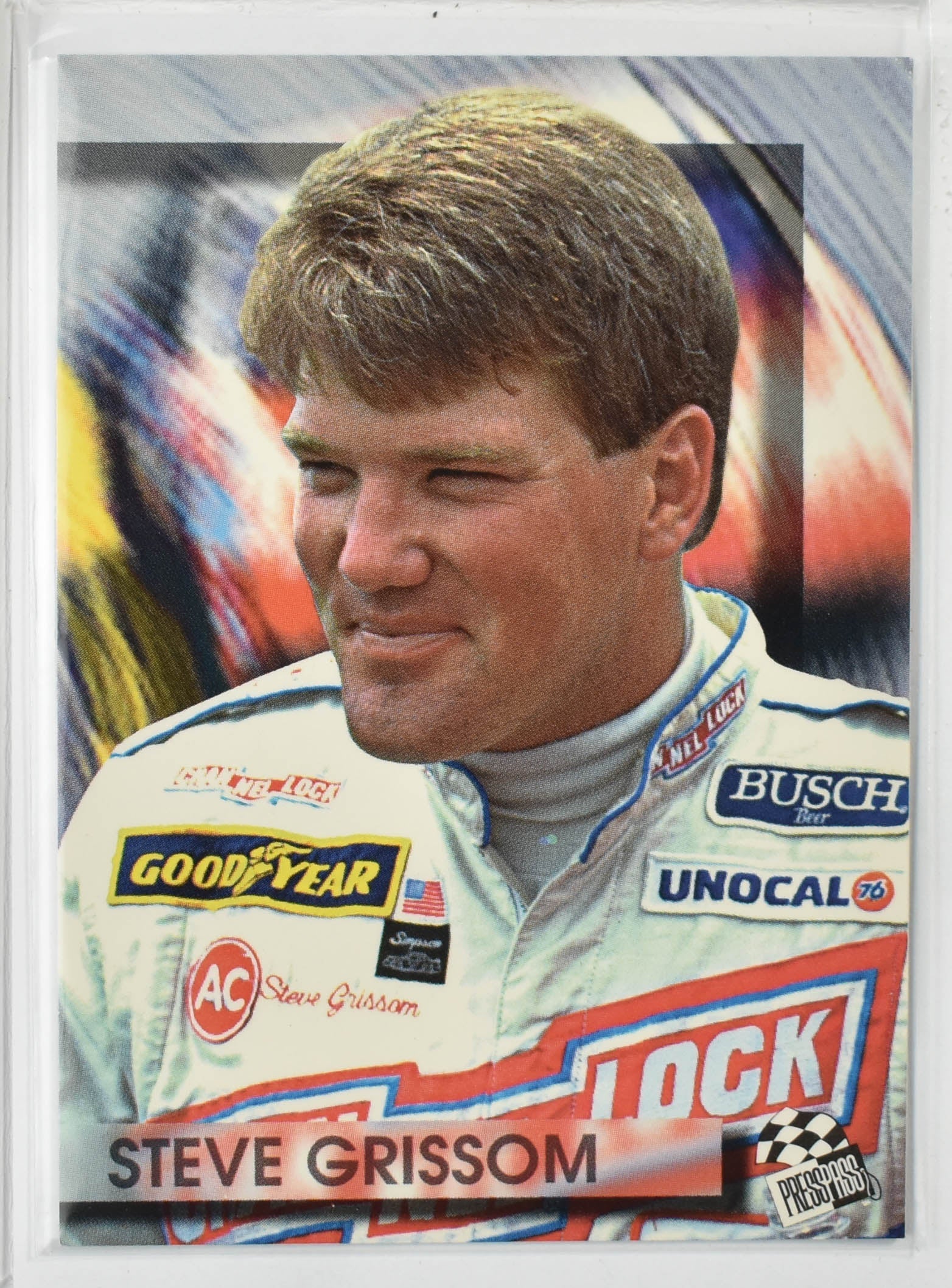 Steve Grissom 61 Press Pass Nascar Card