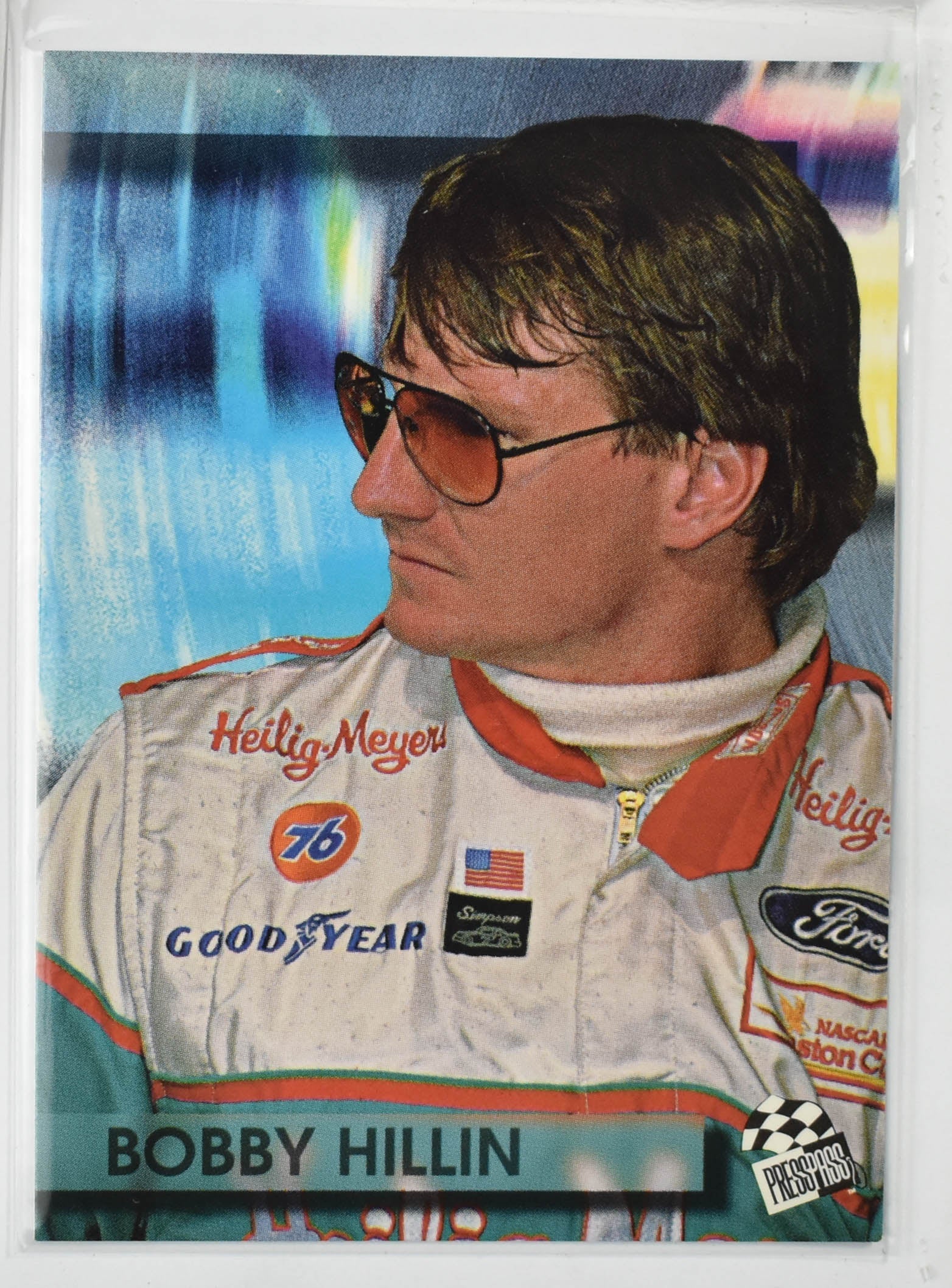 Bobby Hillin 10 Press Pass Nascar Card