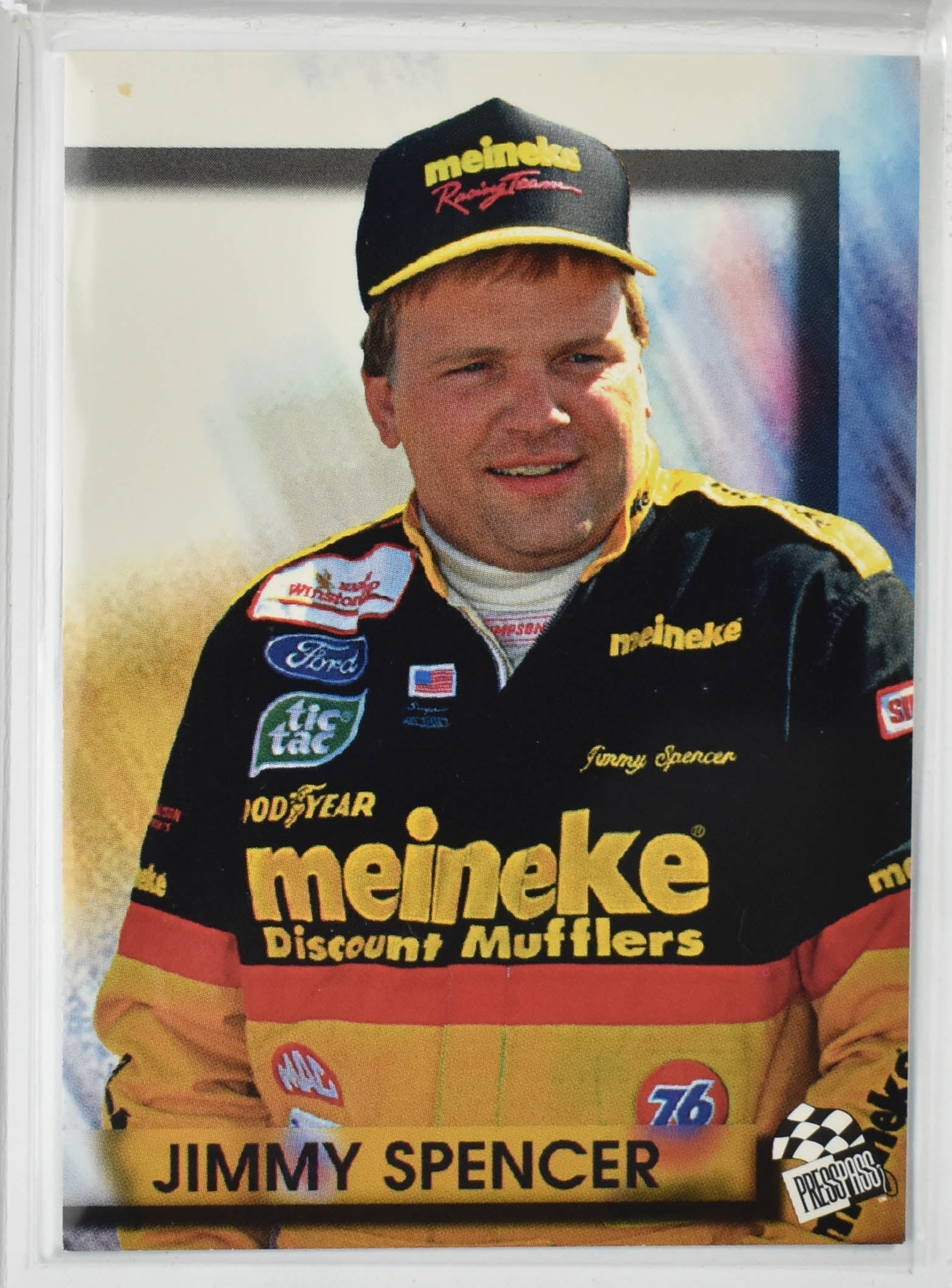 Jimmy Spencer 25 Press Pass Nascar Card