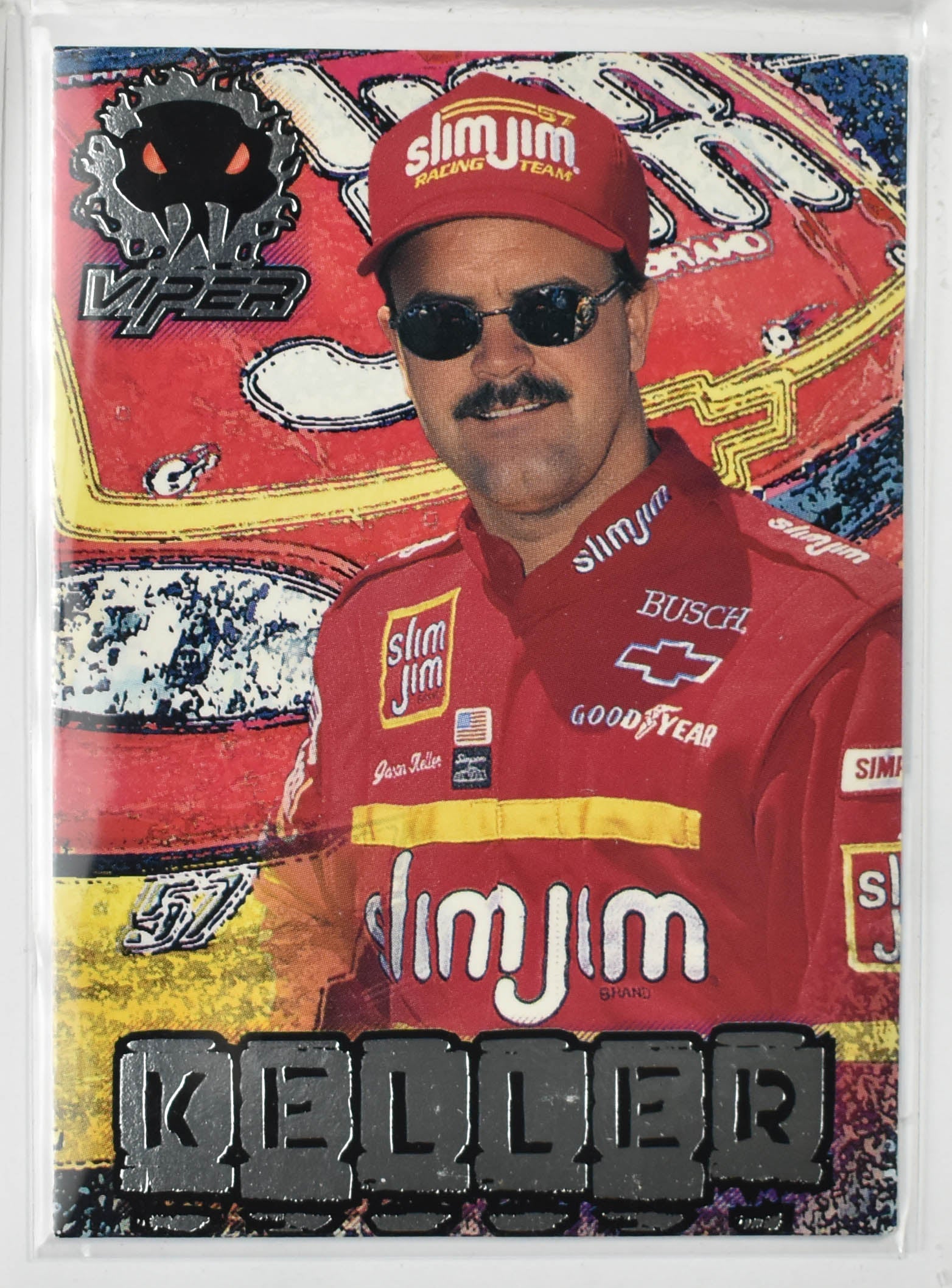 Keller Viper 46 Wheels Sports Nascar Card