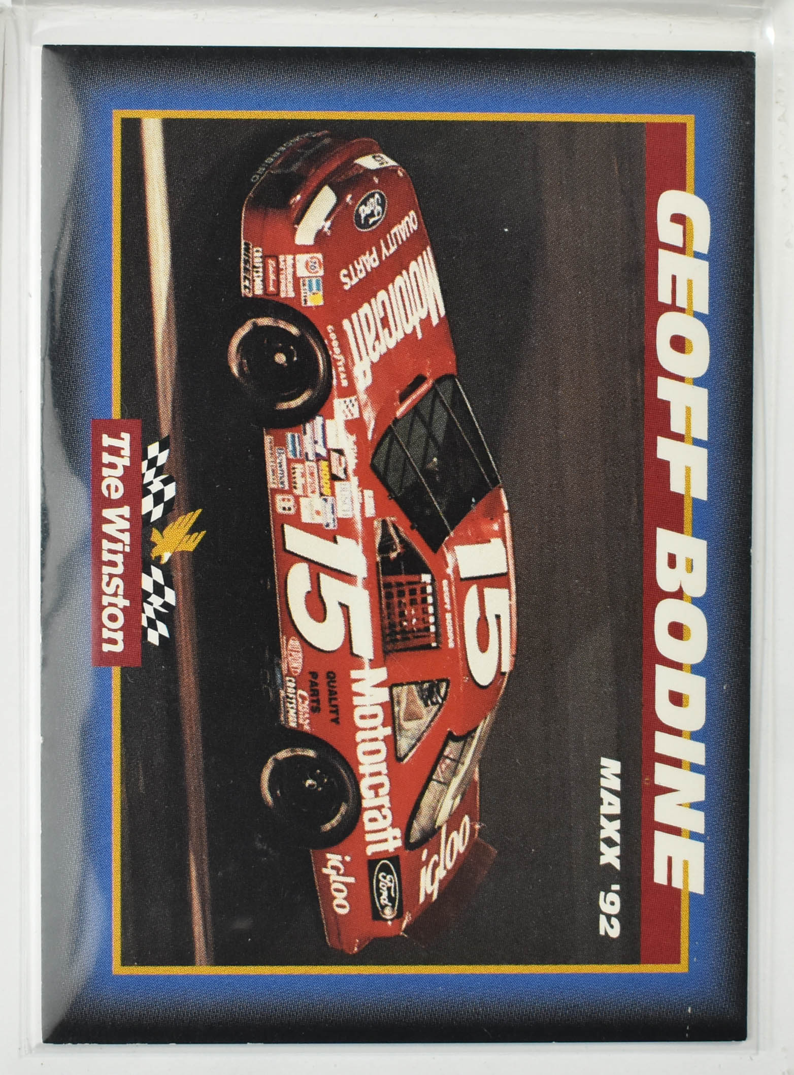 Geoff Bodine 33 of 50 The Winston 1992 Nascar Card