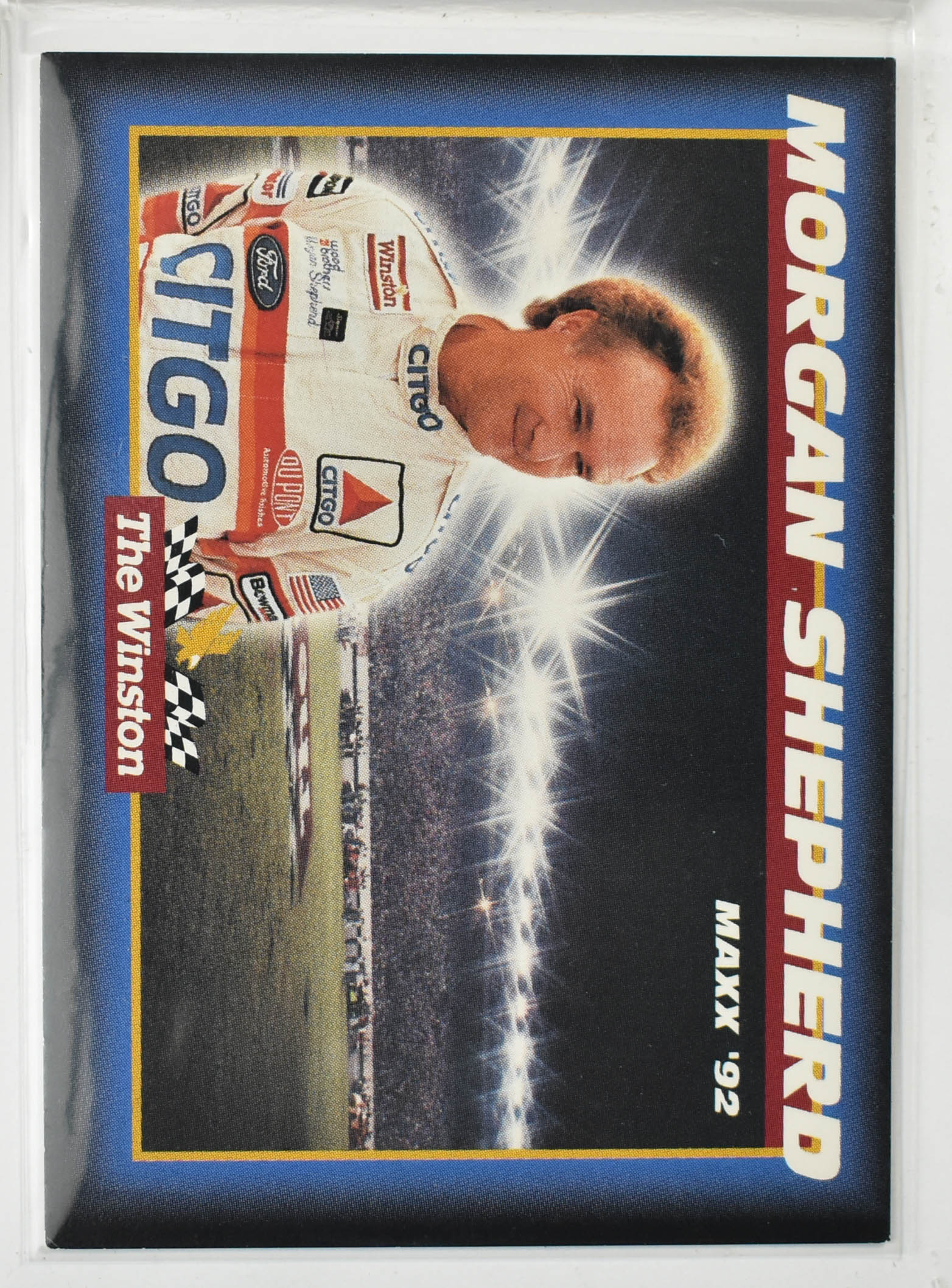 Morgan Shepherd 19 of 50 The Winston 1992 Nascar Card