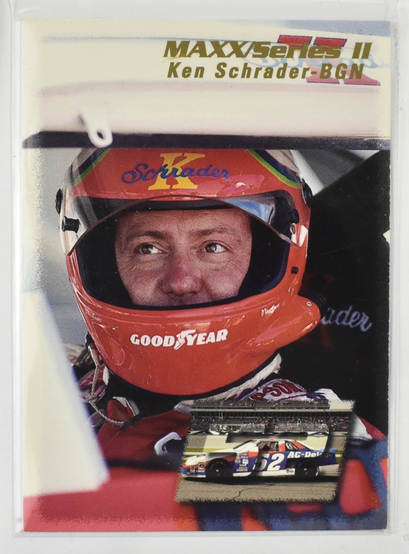 Ken Schrader 254 BGN 1995 Nascar Card