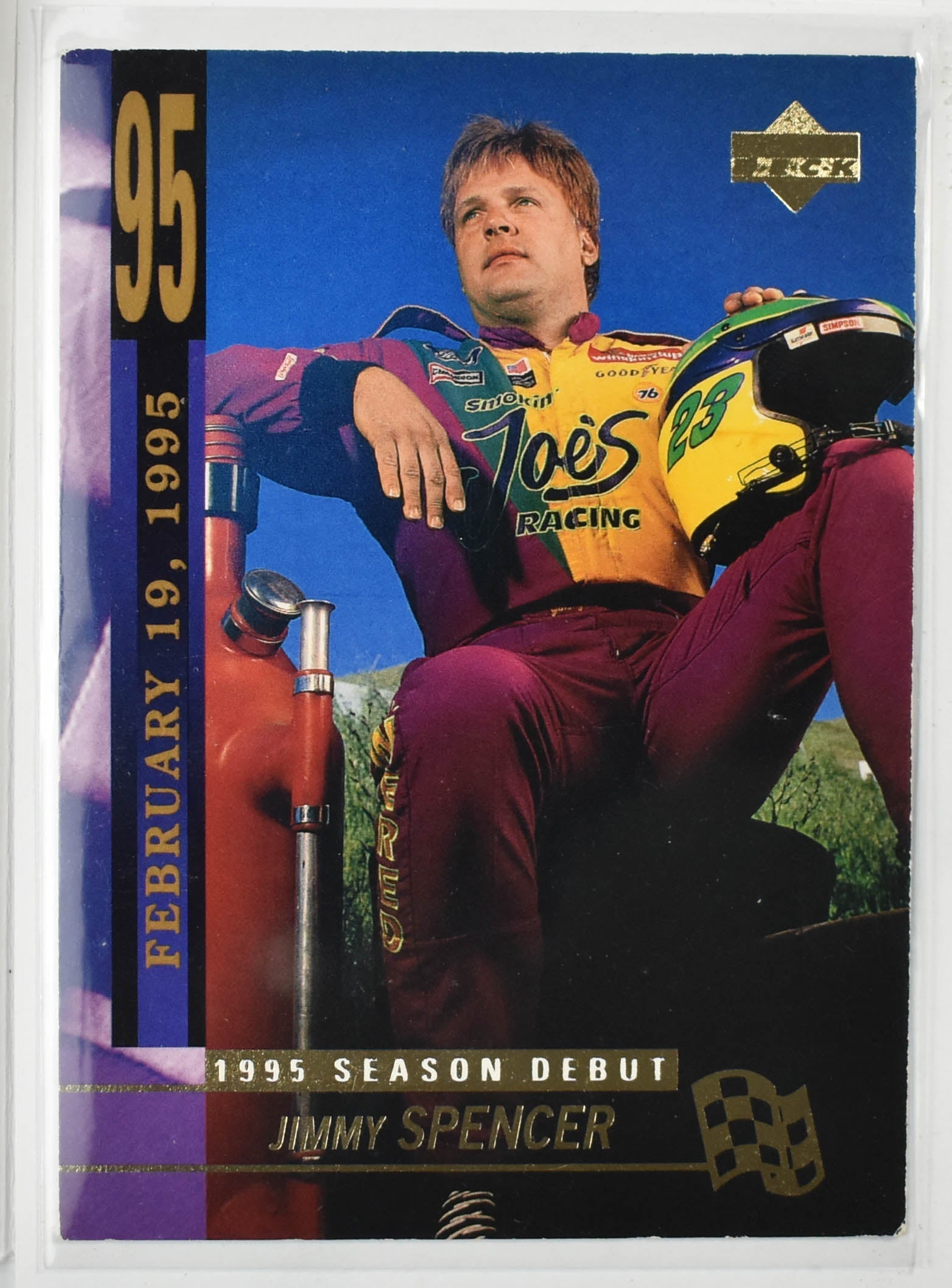 Jimmy Spencer 245 Upper Deck Season Debut Nascar Card