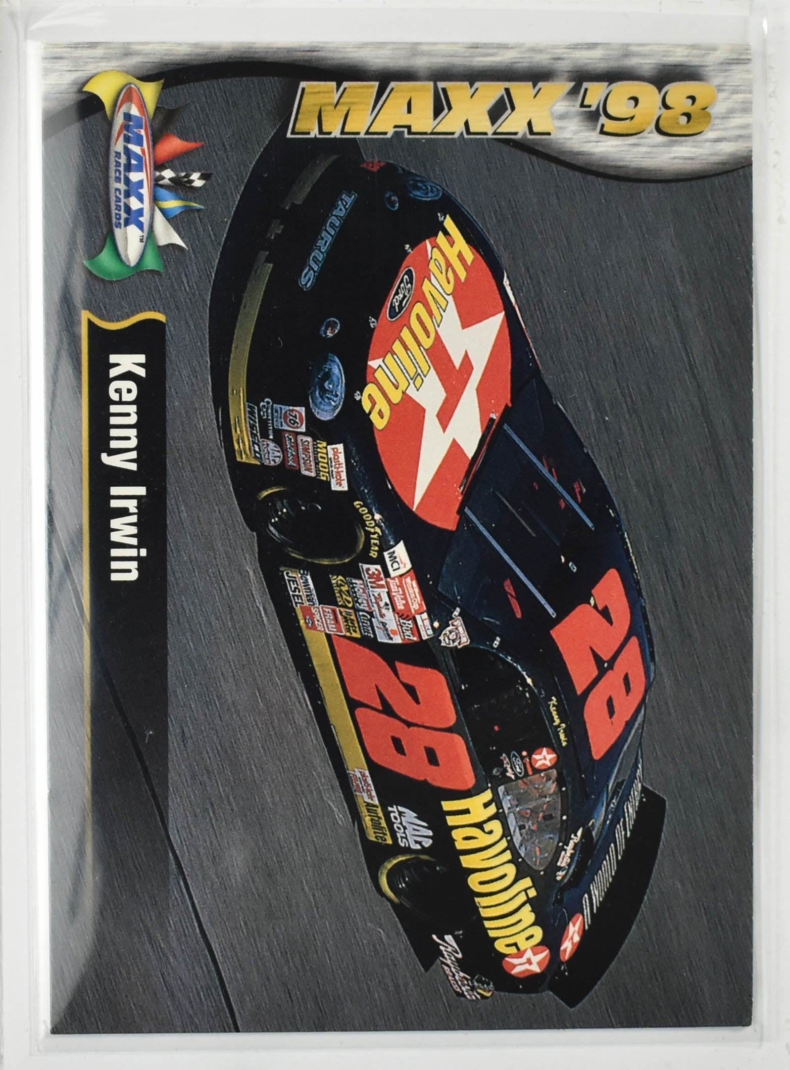 Kenny Irwin 58 MAXX 1998 Nascar Card