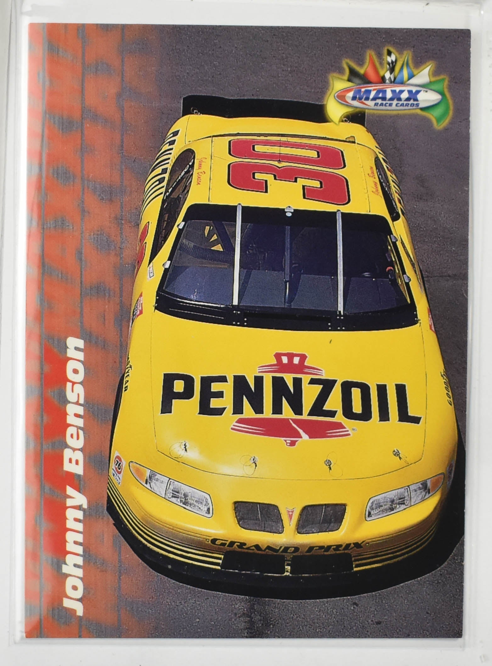 Johnny Benson 75 MAXX 1997 Nascar Card