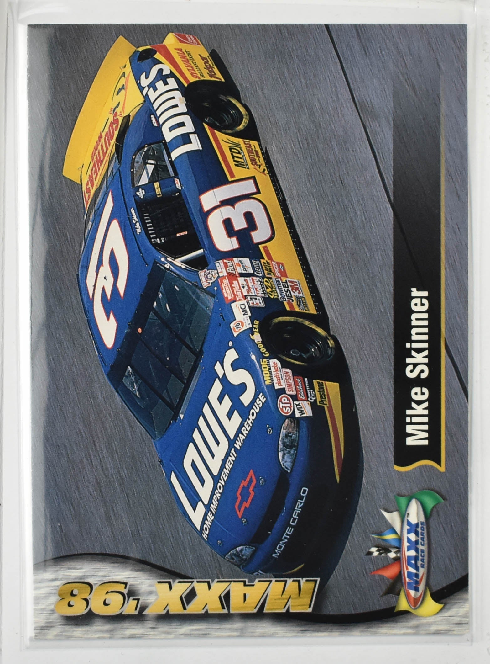 Mike Skinner 59 MAXX 1998 Nascar Card