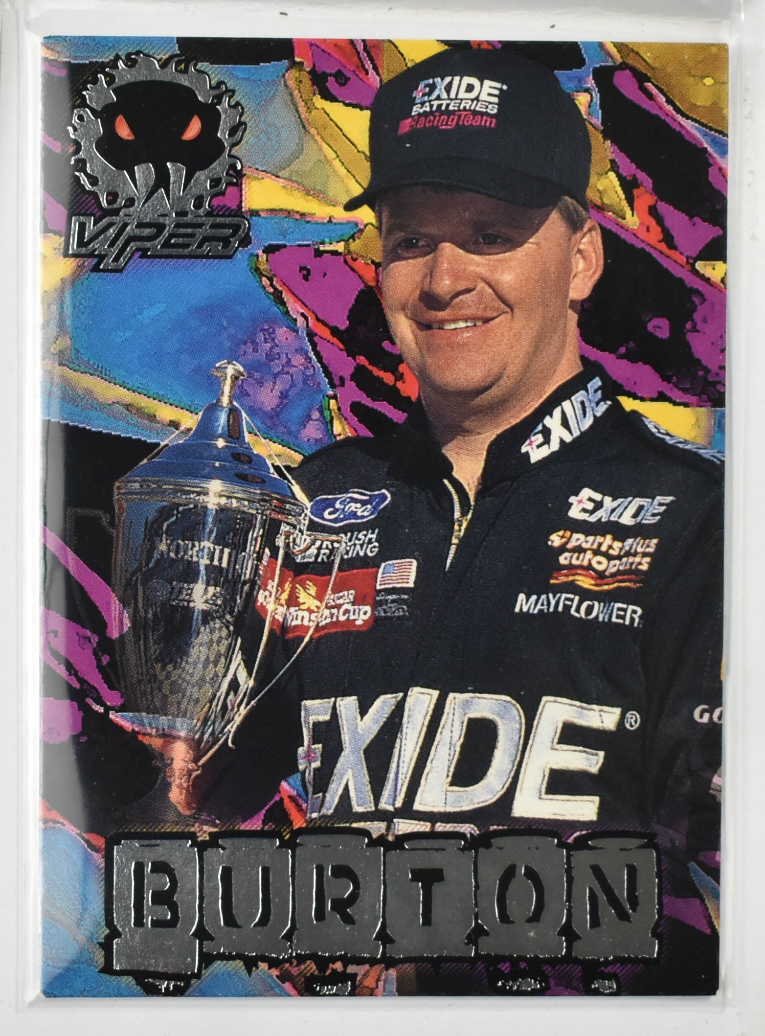 Jeff Burton 54 Wheels Sports 1997 Nascar Card