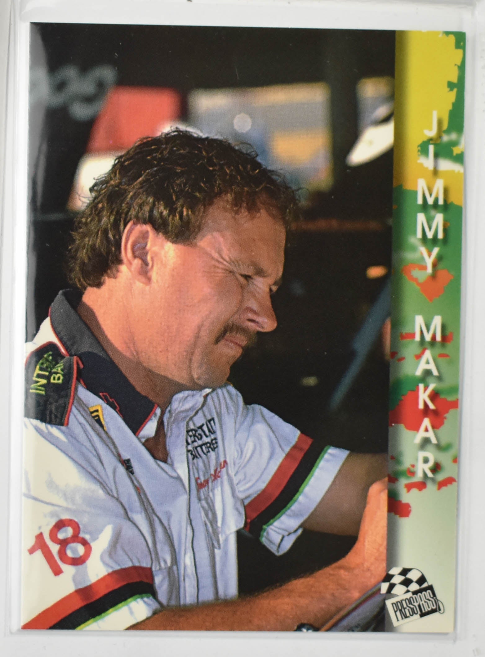 Jimmy Makar 100 Press Pass 1994 Nascar Card