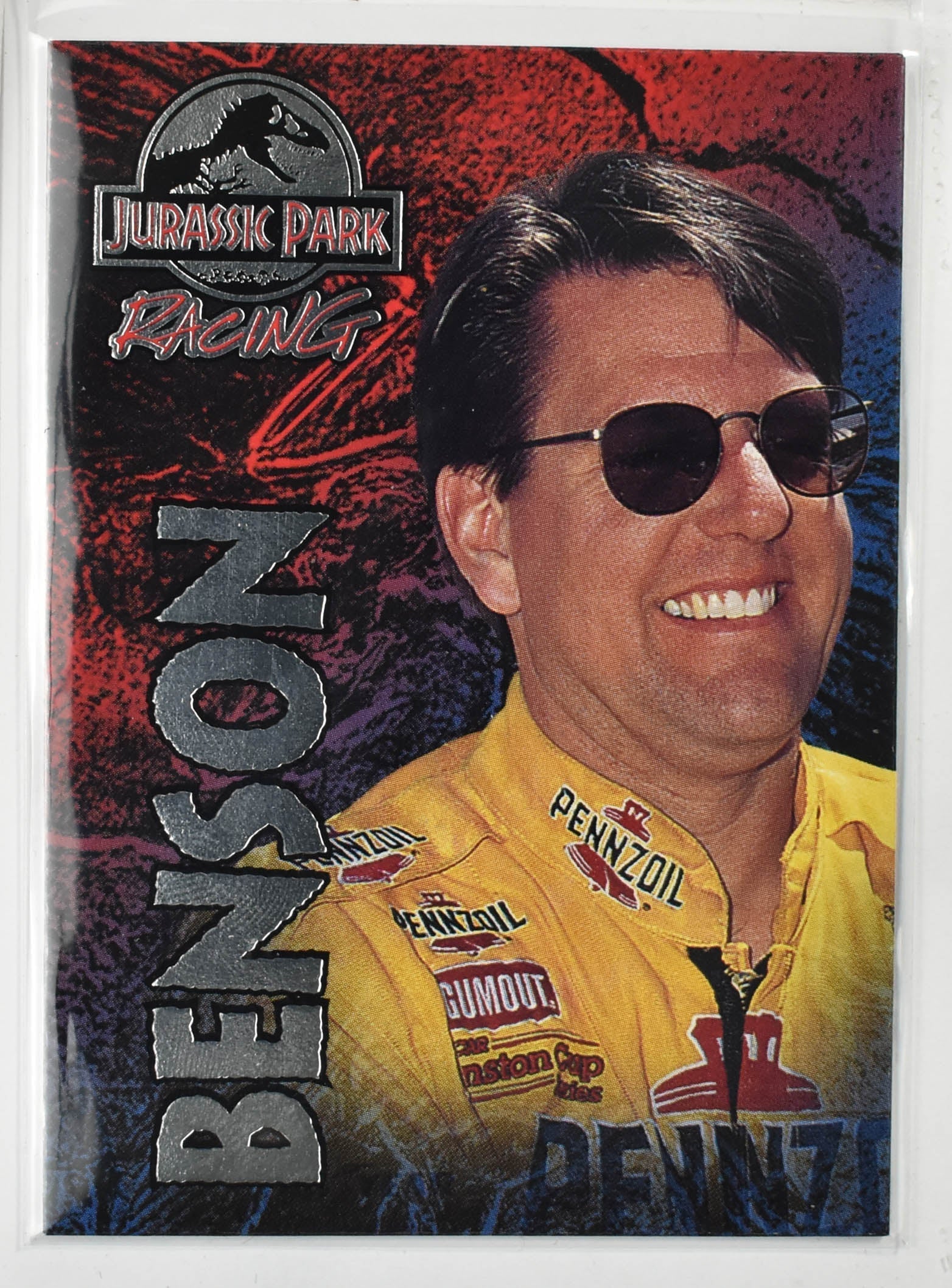 Johnny Benson 13 Jurassic Park Racing Nascar Card 1997