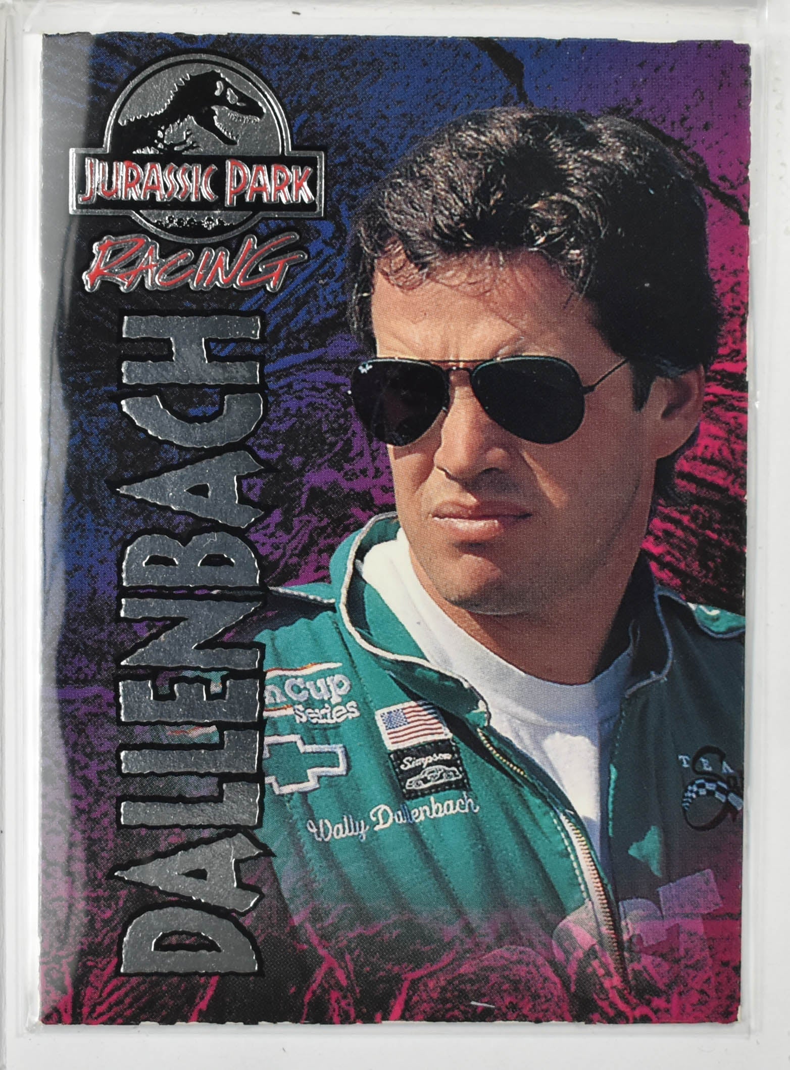 Wally Dallenbach 18 Jurassic Park Racing 1997 Nascar Card