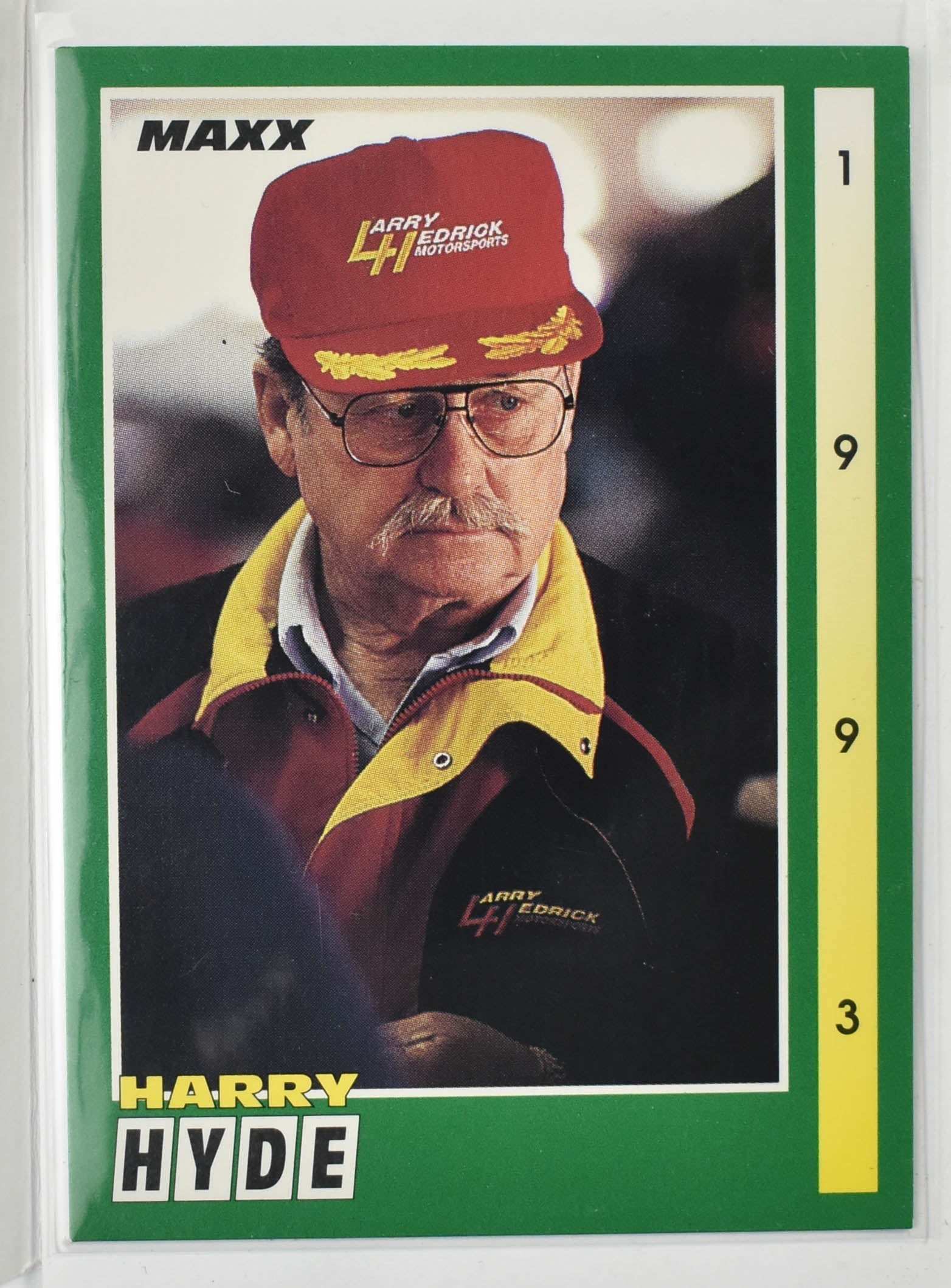 Harry Hyde 183 MAXX 1993 Nascar Card