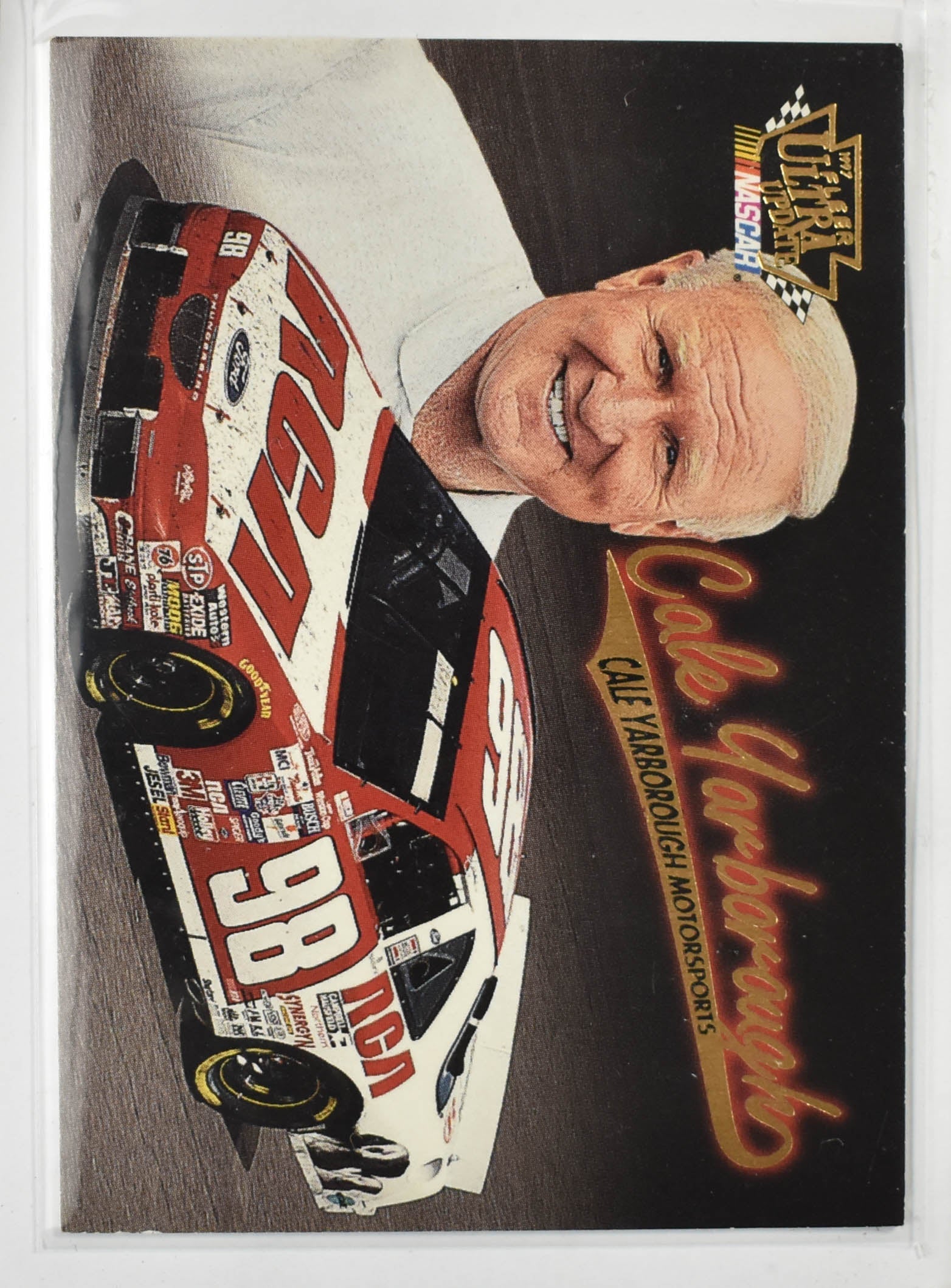 Cale Yarborough 46 Fleer 1997 Nascar Card