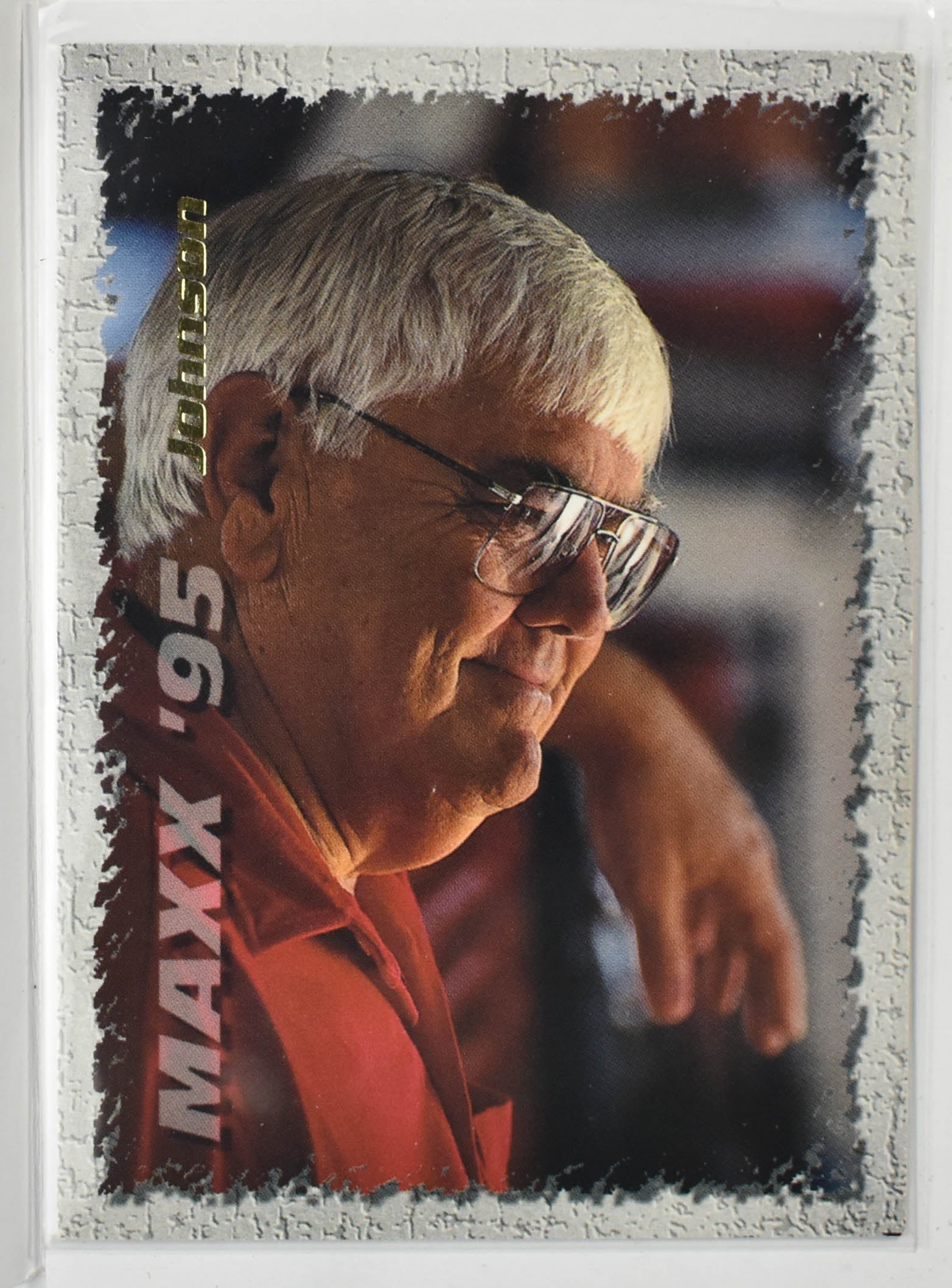 Junior Johnson 76 MAXX 1995 Nascar Card