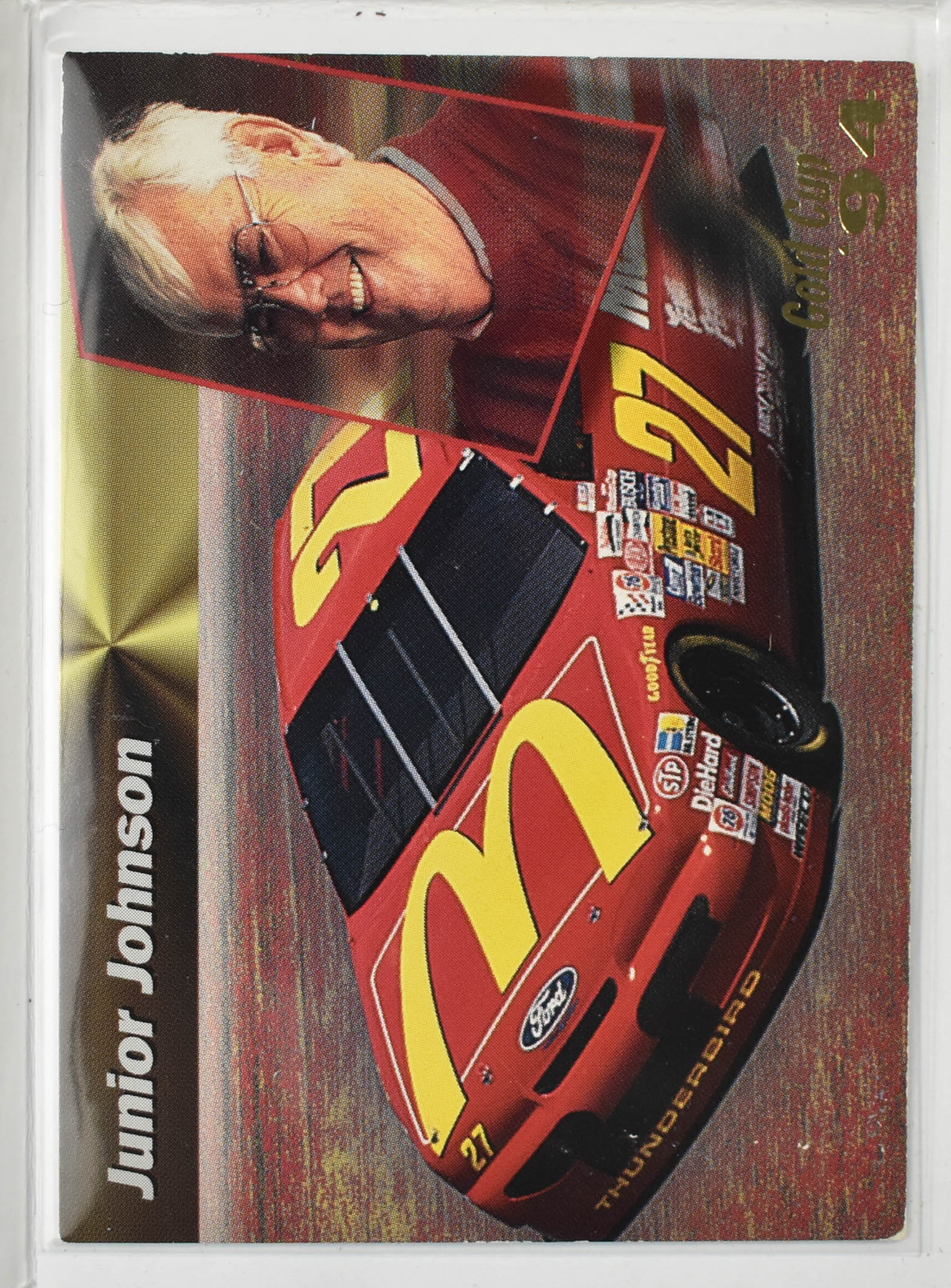 Junior Johnson 97 Power Racing Nascar Card