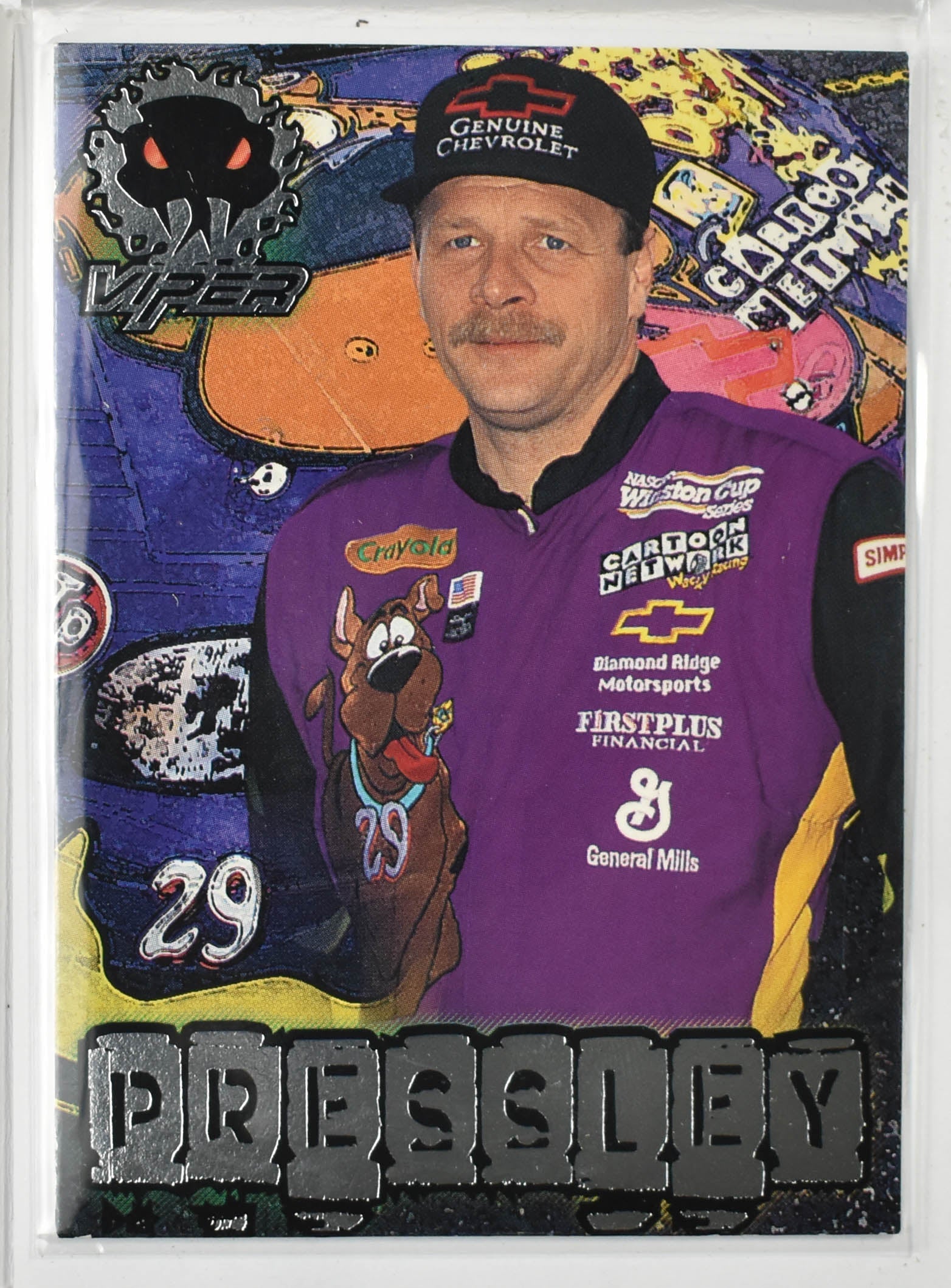 Pressley 20 Viper Nascar Card 1997