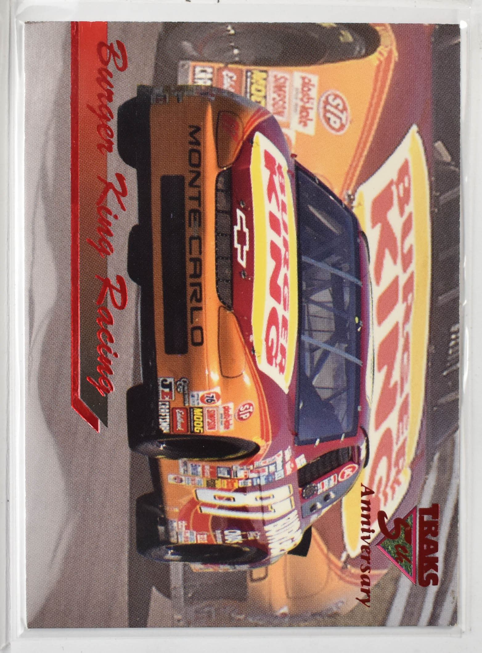 Burger King Racing 58 Nascar Card