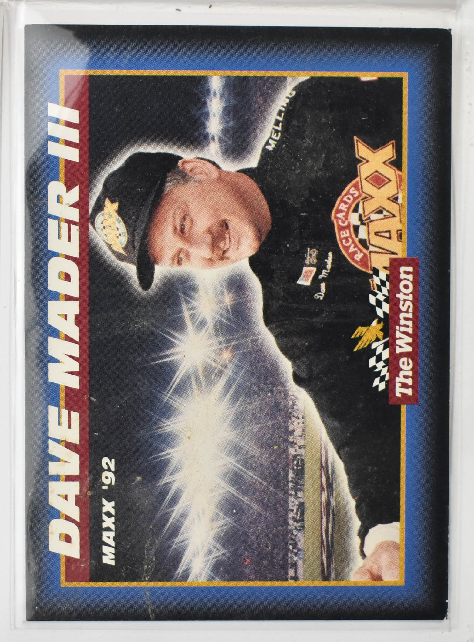 Dave Mader III The Winston 16 of 50 Nascar Card 1992