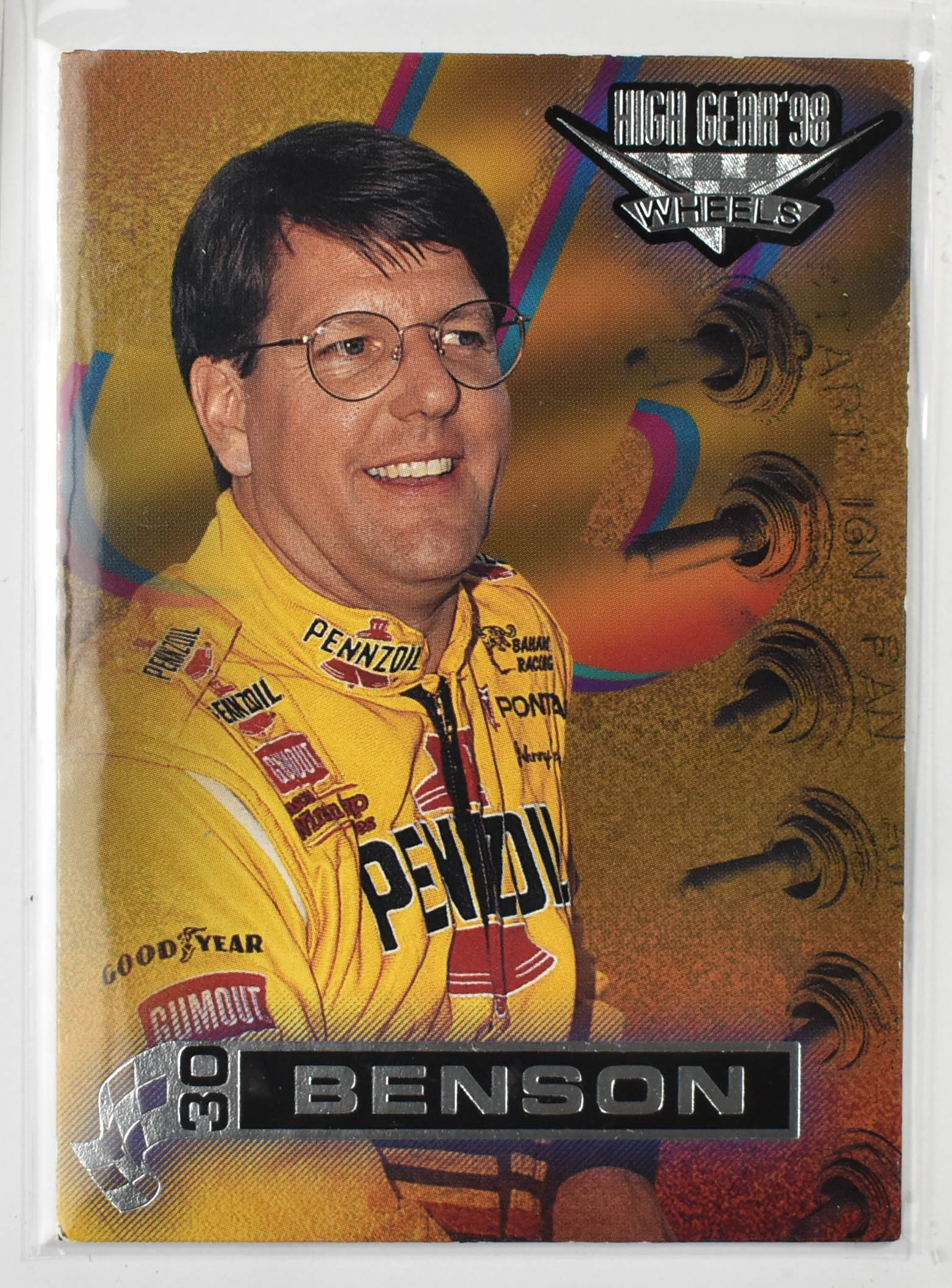 Johnny Benson 11 Wheels Sports 1998 Nascar Card