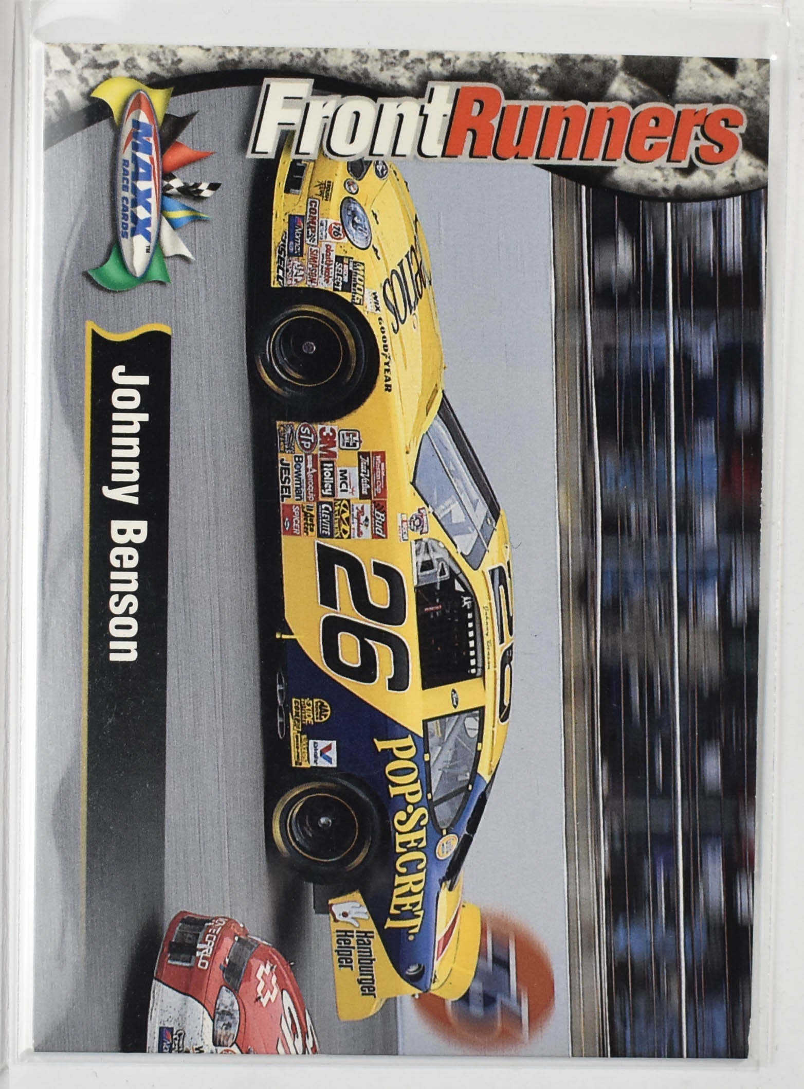 Johnny Benson 101 Front Runners Nascar Card