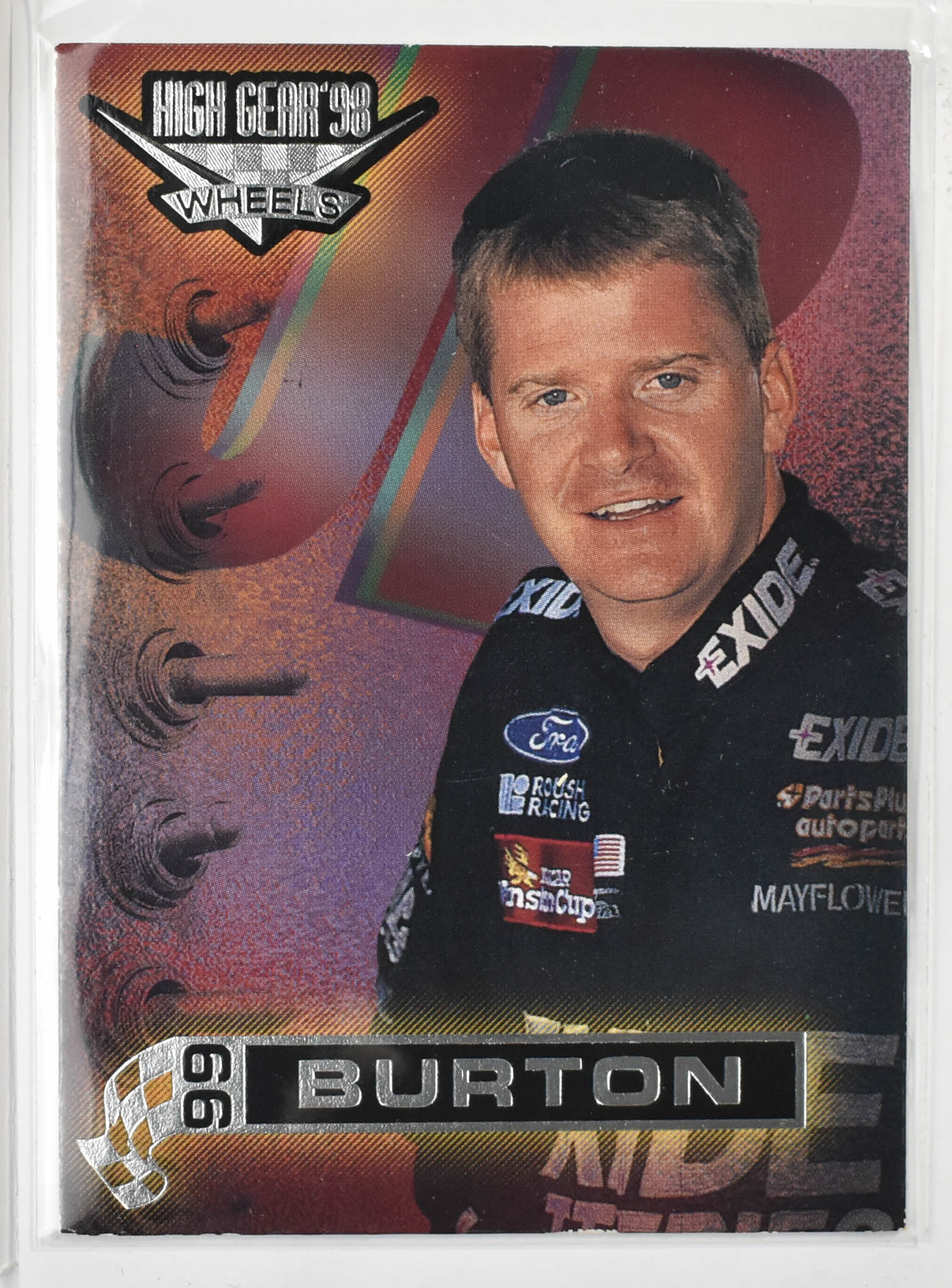 Jeff Burton 4 Nascar Card