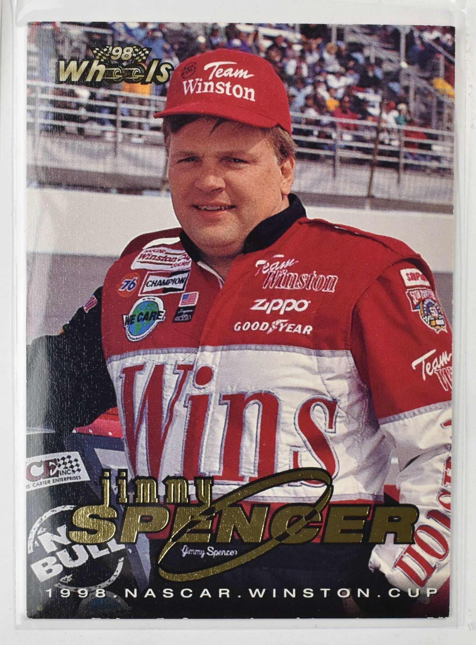 Jimmy Spencer 28 Wheels 1998 Nascar Card