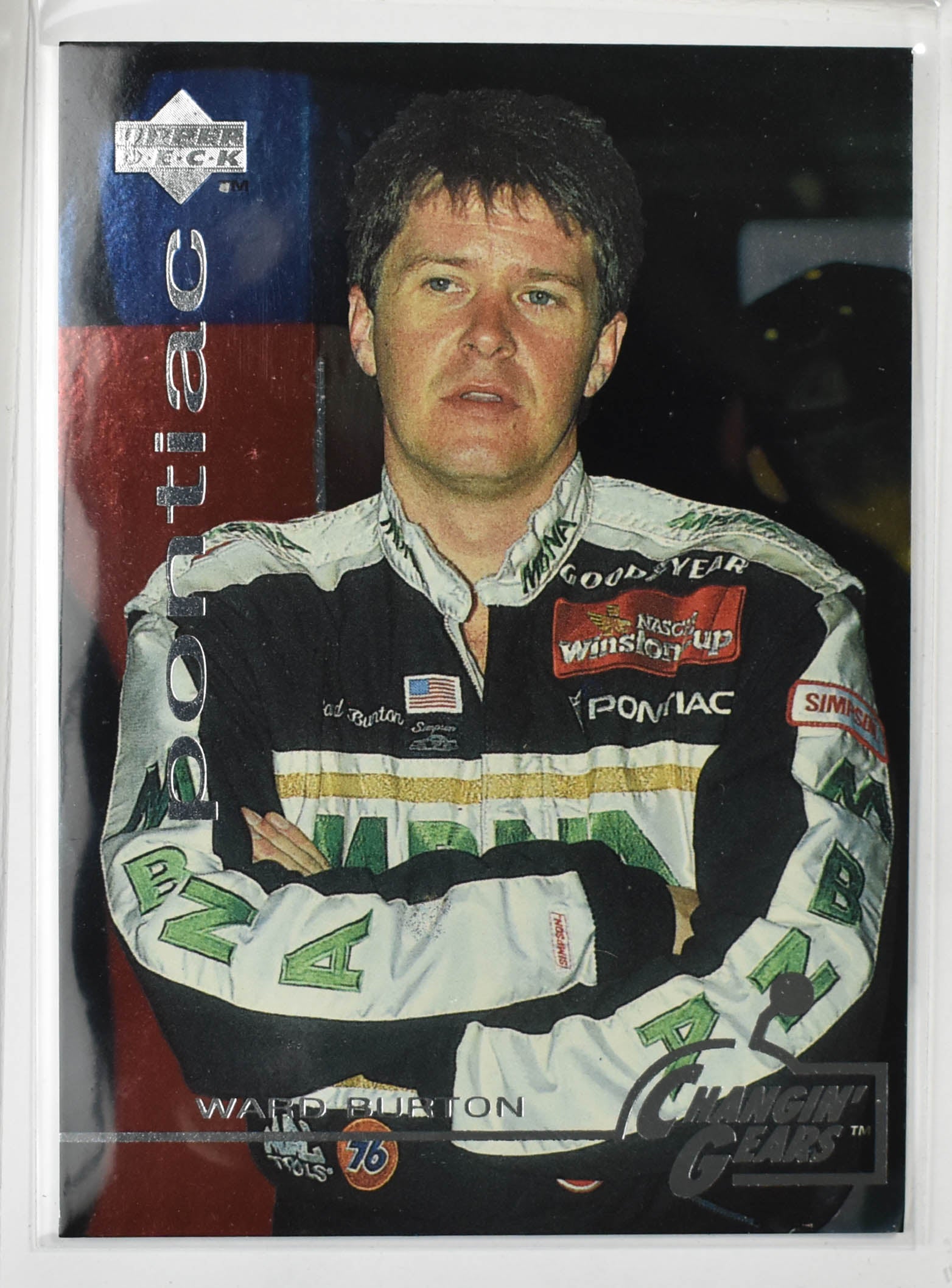 Ward Burton RC104 Nascar Card