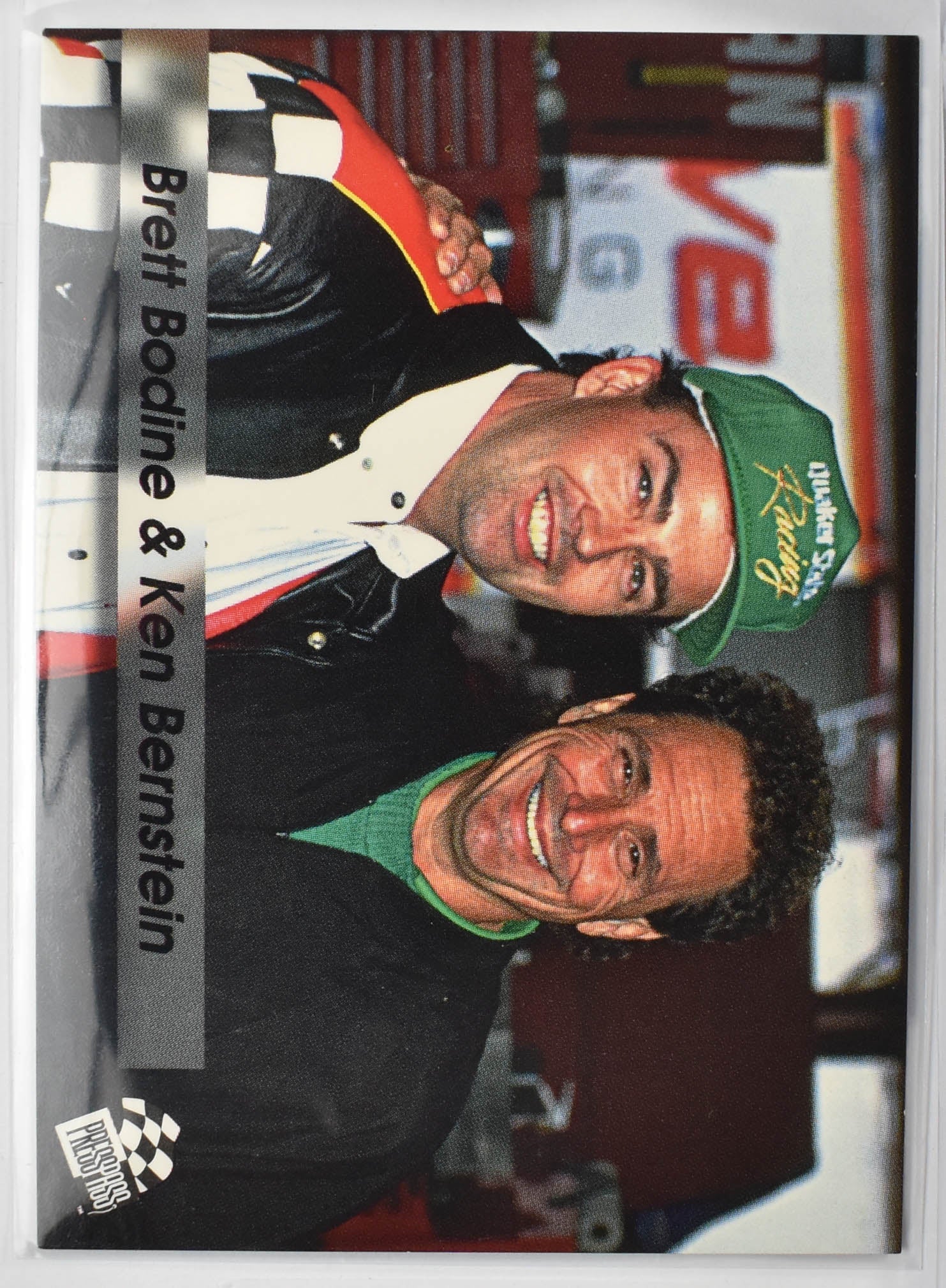 Brett Bodine and Kenny Bernstien 36 Press Pass Nascar Card