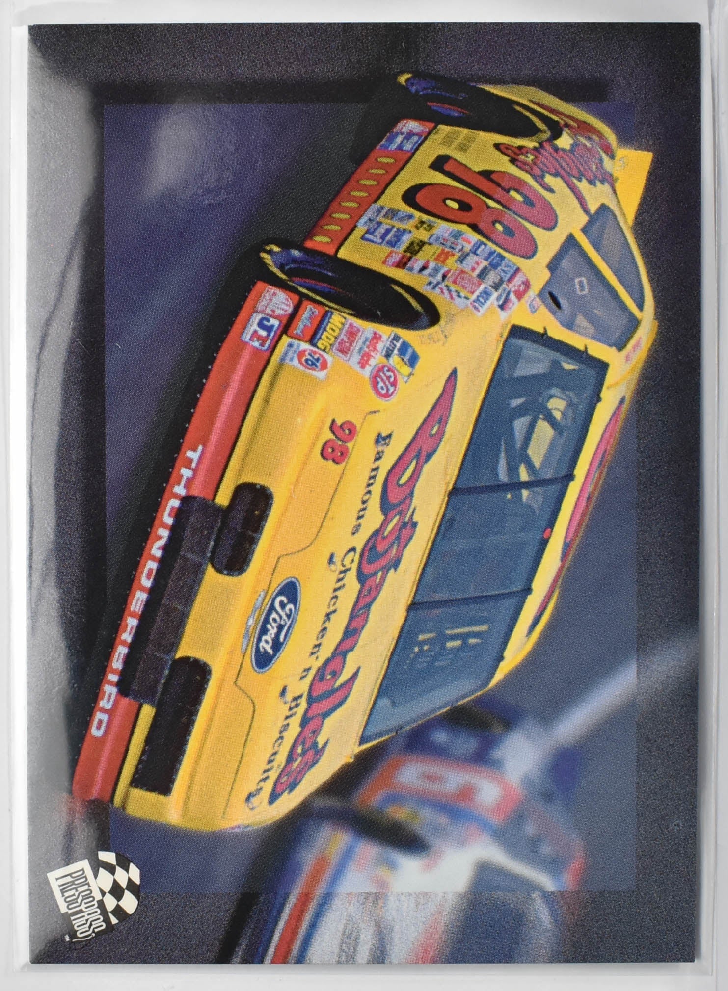 Bojangles Ford Thunderbird 37 Press Pass Nascar Card