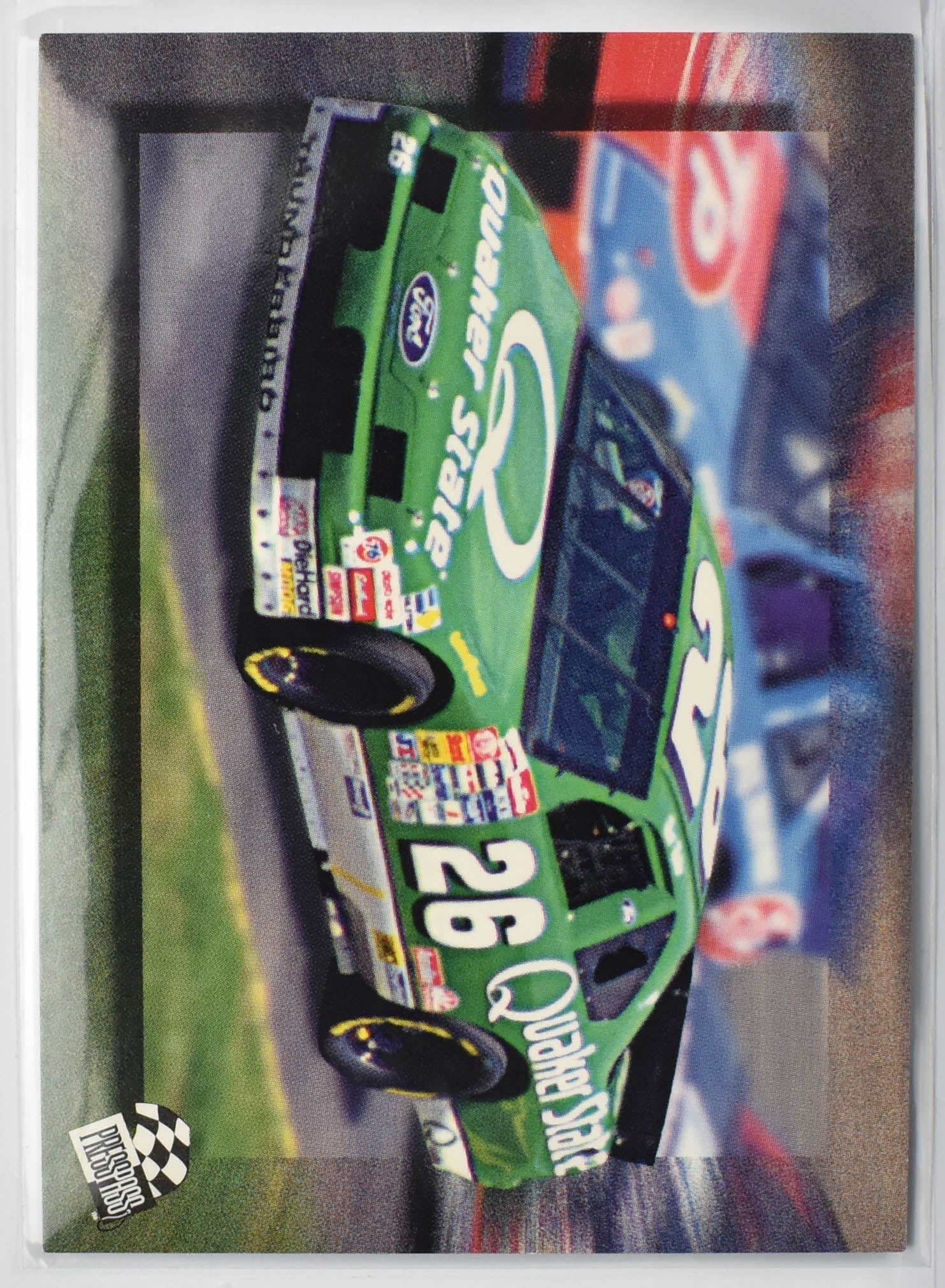 Quaker State Ford 26 Press Pass Nascar Card